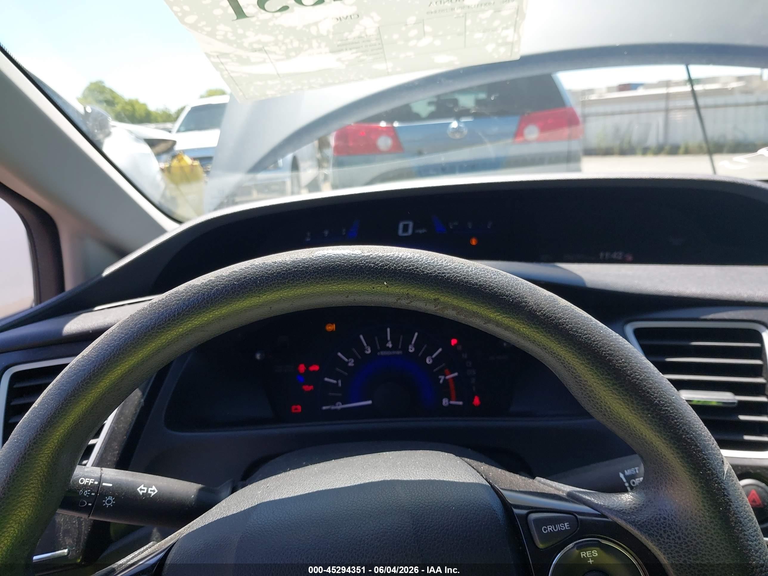 2013 Honda Civic Lx Gray vin: 19XFB2F50DE205849