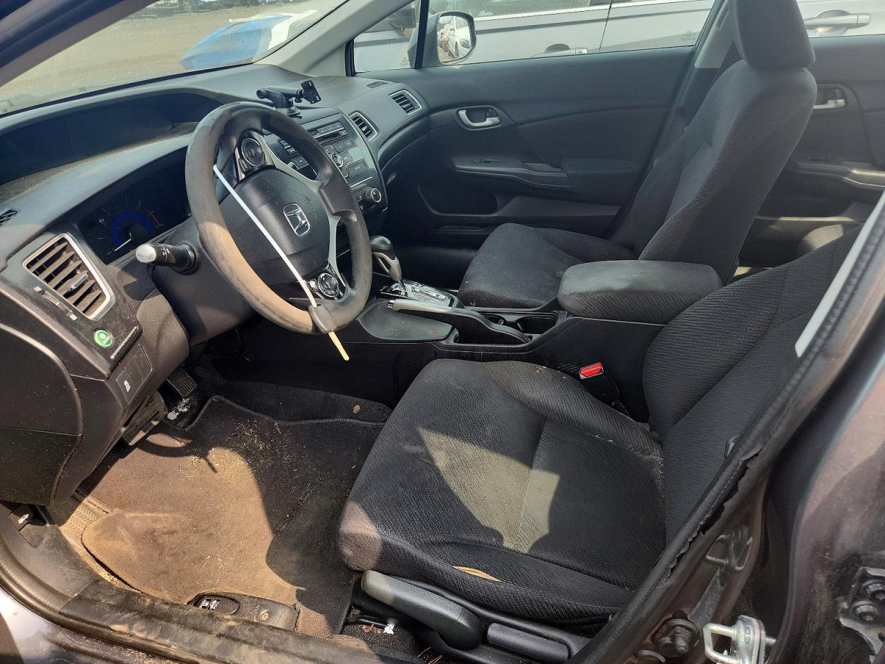 2013 Honda Civic Lx Gray vin: 19XFB2F50DE210940