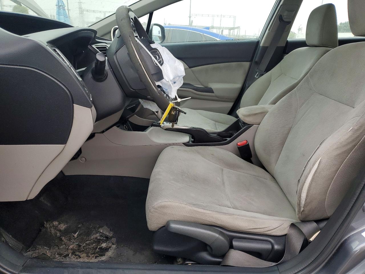 2013 Honda Civic Lx Gray vin: 19XFB2F50DE214986