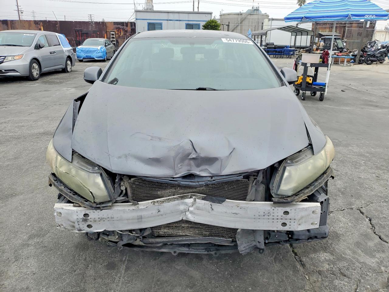 2013 Honda Civic Lx Gray vin: 19XFB2F50DE214986