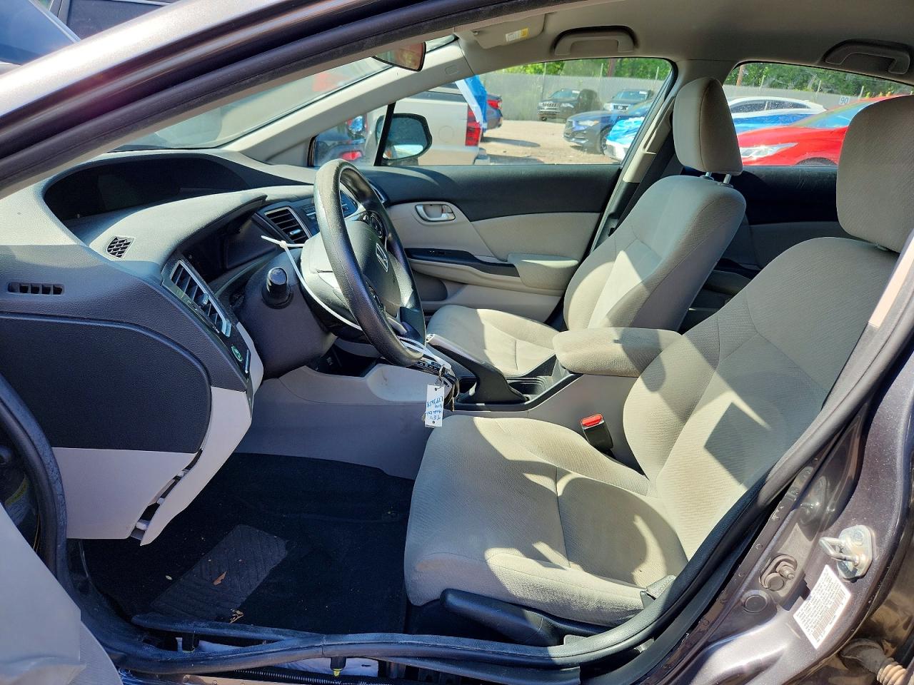 2013 Honda Civic Lx Gray vin: 19XFB2F50DE223378