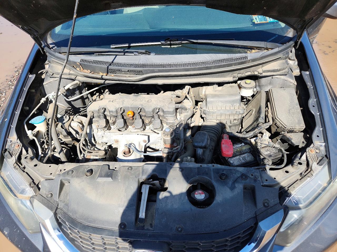 2013 Honda Civic Lx Gray vin: 19XFB2F50DE223378