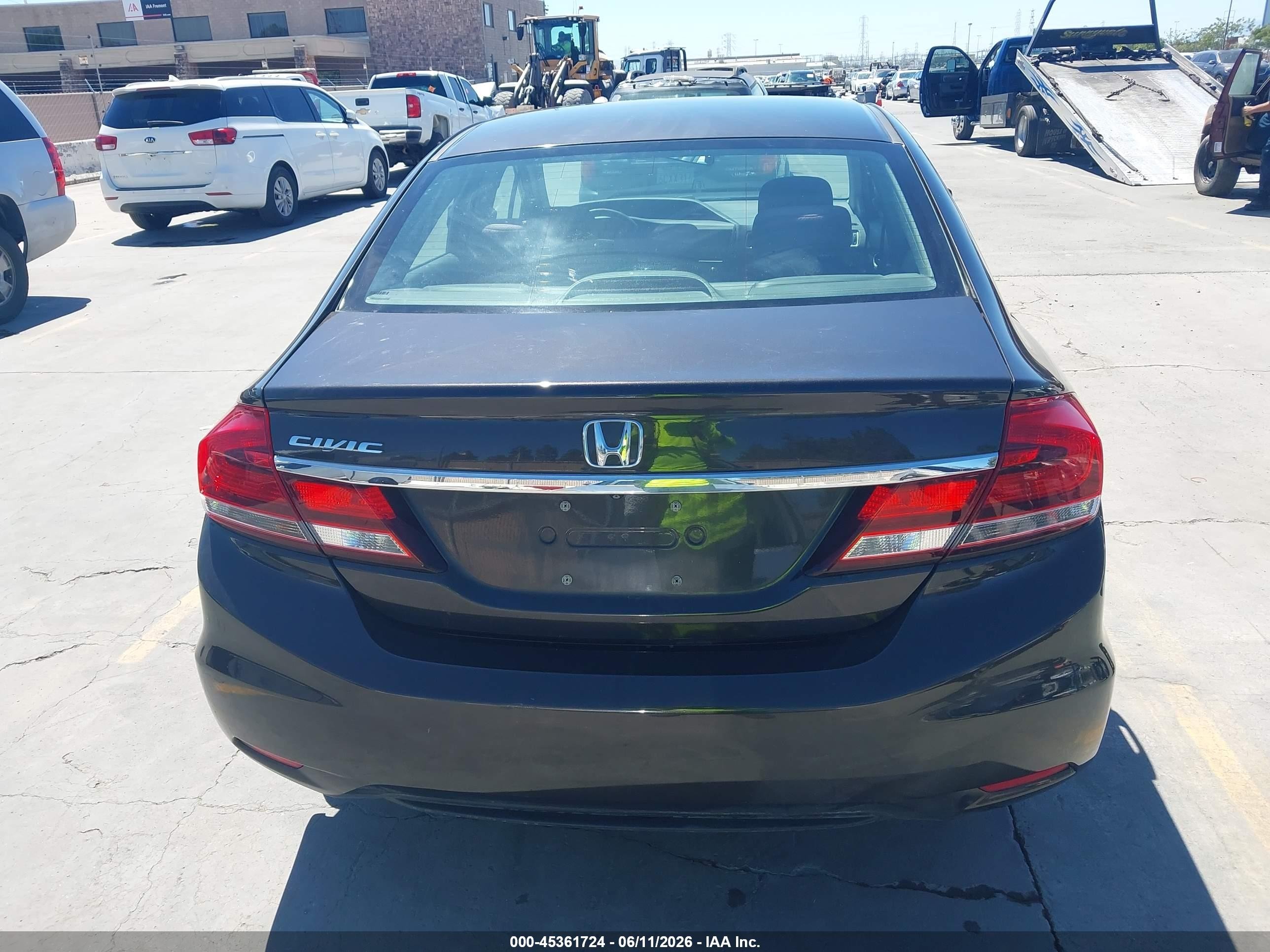 2013 Honda Civic Lx Коричневый vin: 19XFB2F50DE228015