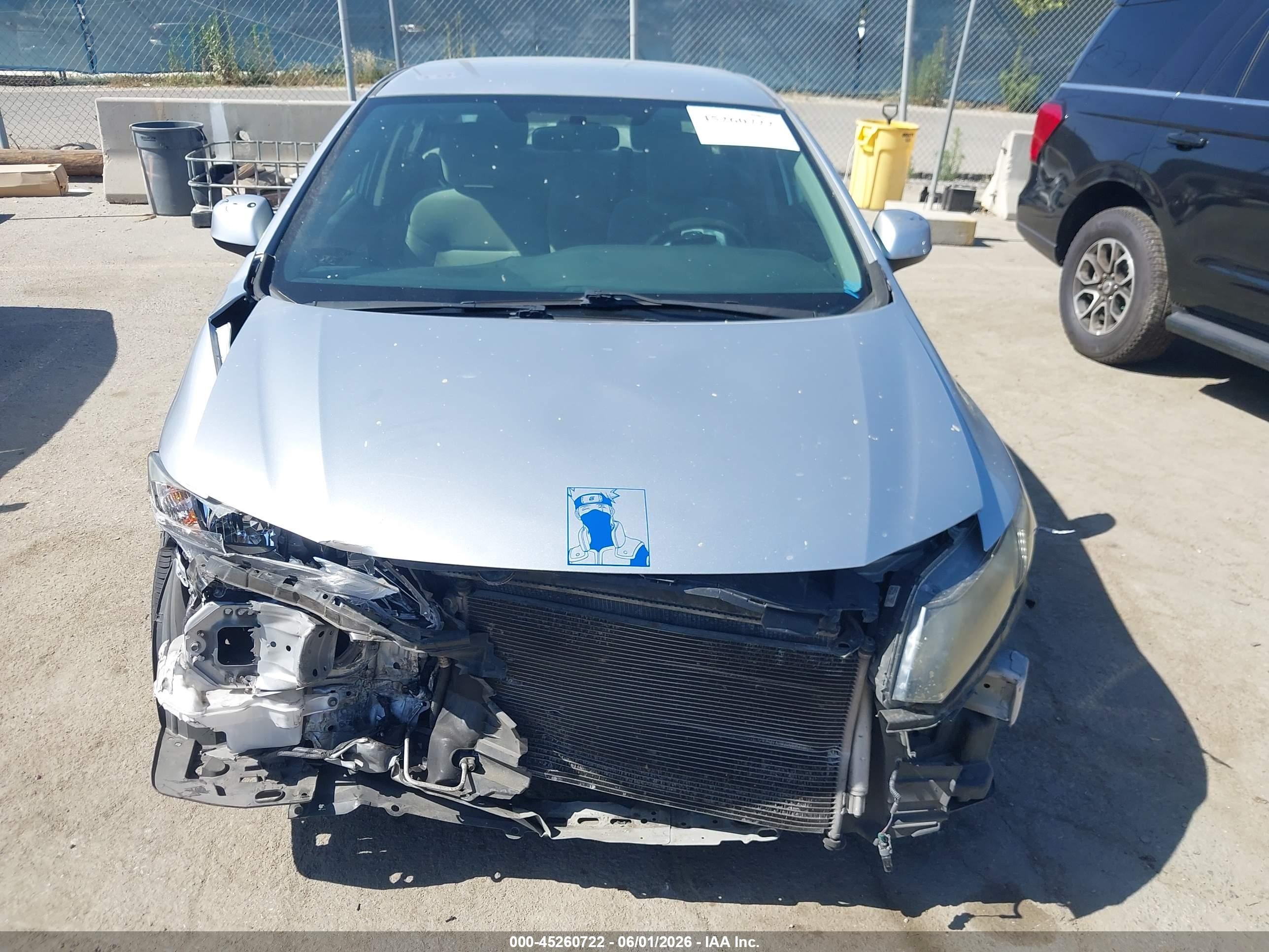 2013 Honda Civic Lx Silver vin: 19XFB2F50DE229813
