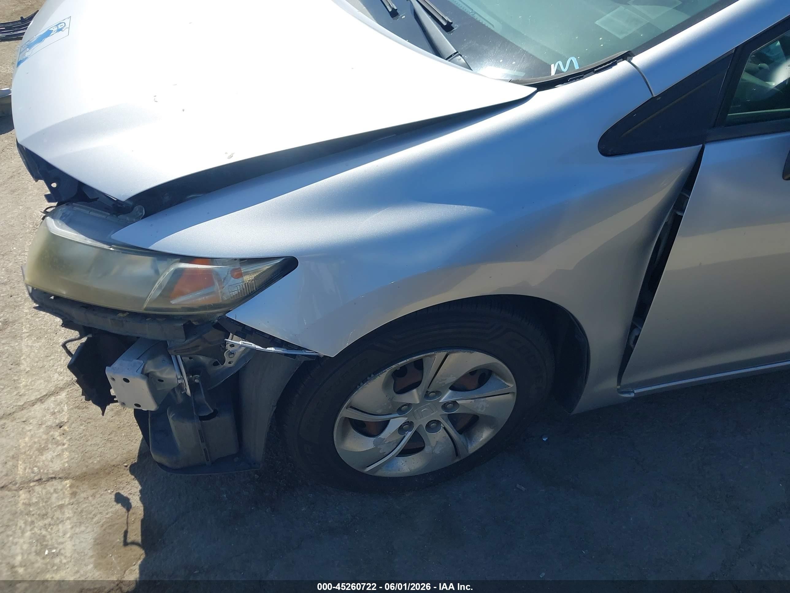 2013 Honda Civic Lx Silver vin: 19XFB2F50DE229813