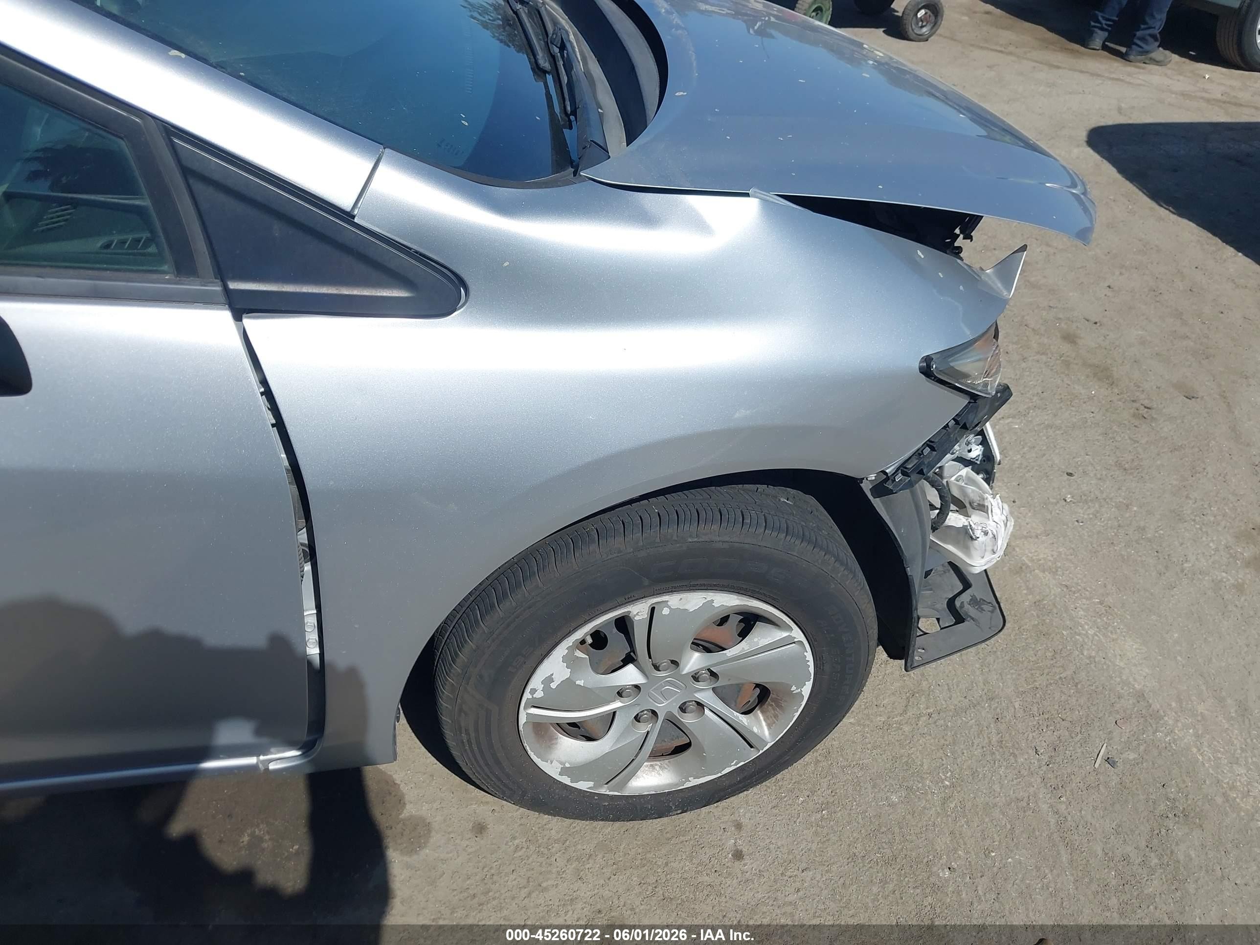 2013 Honda Civic Lx Silver vin: 19XFB2F50DE229813