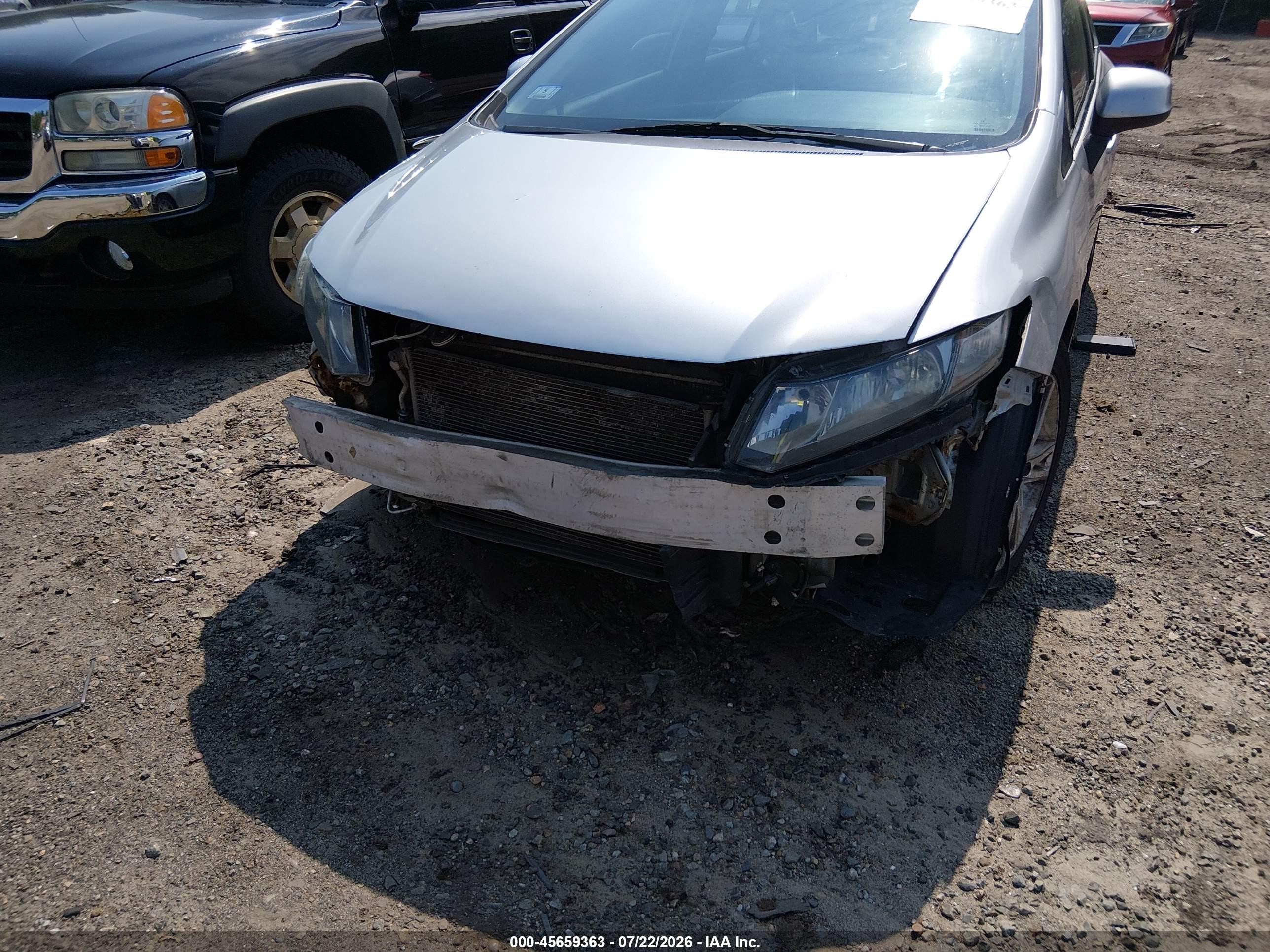 2013 Honda Civic Lx Silver vin: 19XFB2F50DE231416