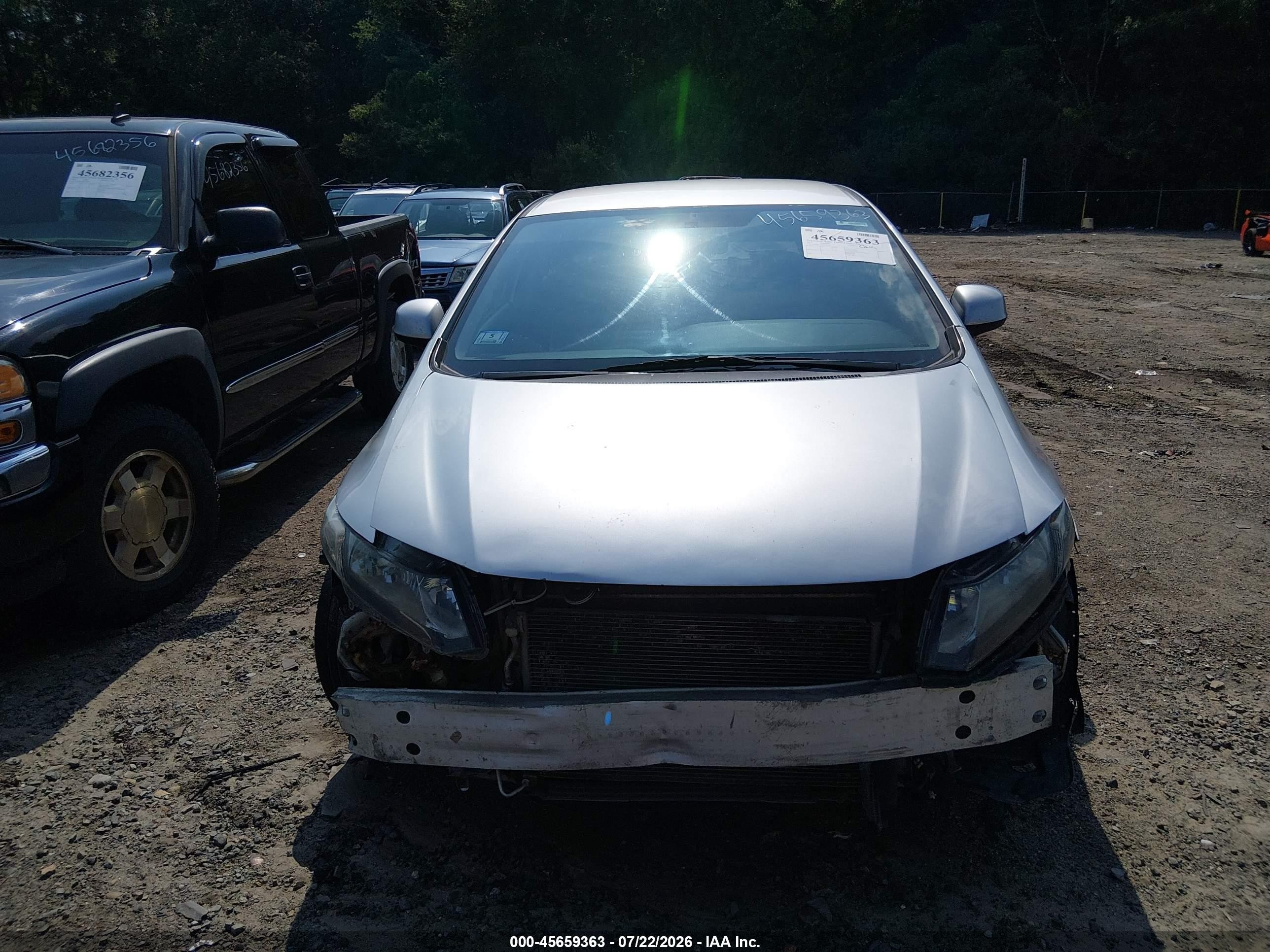 2013 Honda Civic Lx Silver vin: 19XFB2F50DE231416