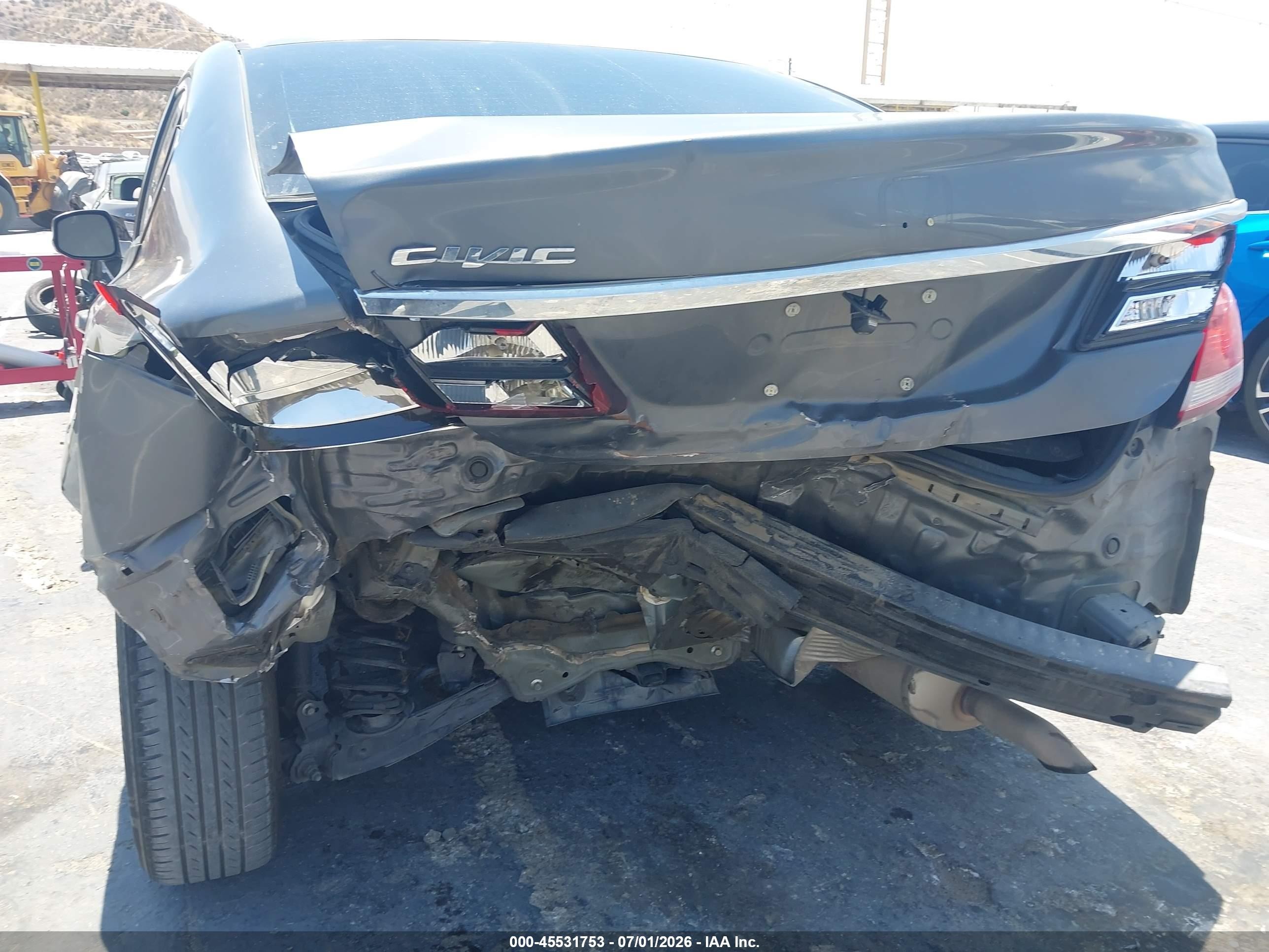 2013 Honda Civic Lx Gray vin: 19XFB2F50DE250175