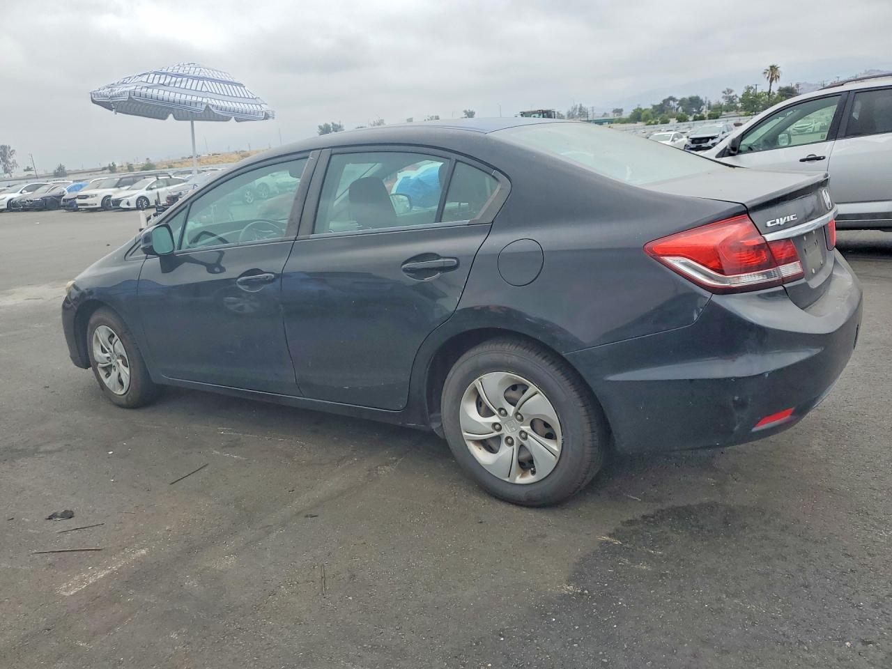 2013 Honda Civic Lx Black vin: 19XFB2F50DE263153