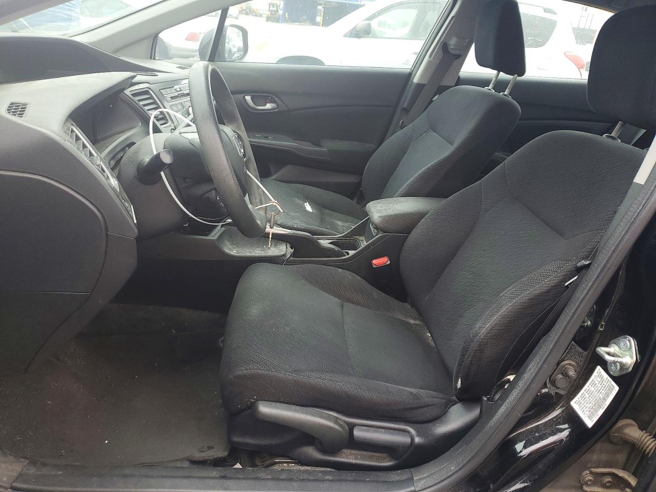 2013 Honda Civic Lx Black vin: 19XFB2F50DE263153