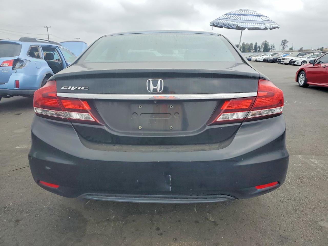 2013 Honda Civic Lx Black vin: 19XFB2F50DE263153