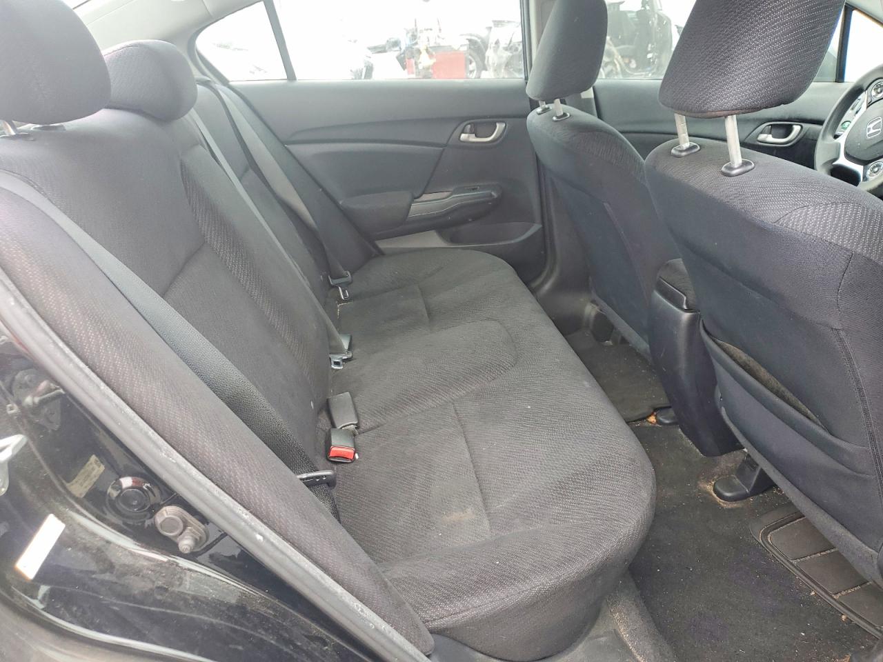 2013 Honda Civic Lx Black vin: 19XFB2F50DE263153