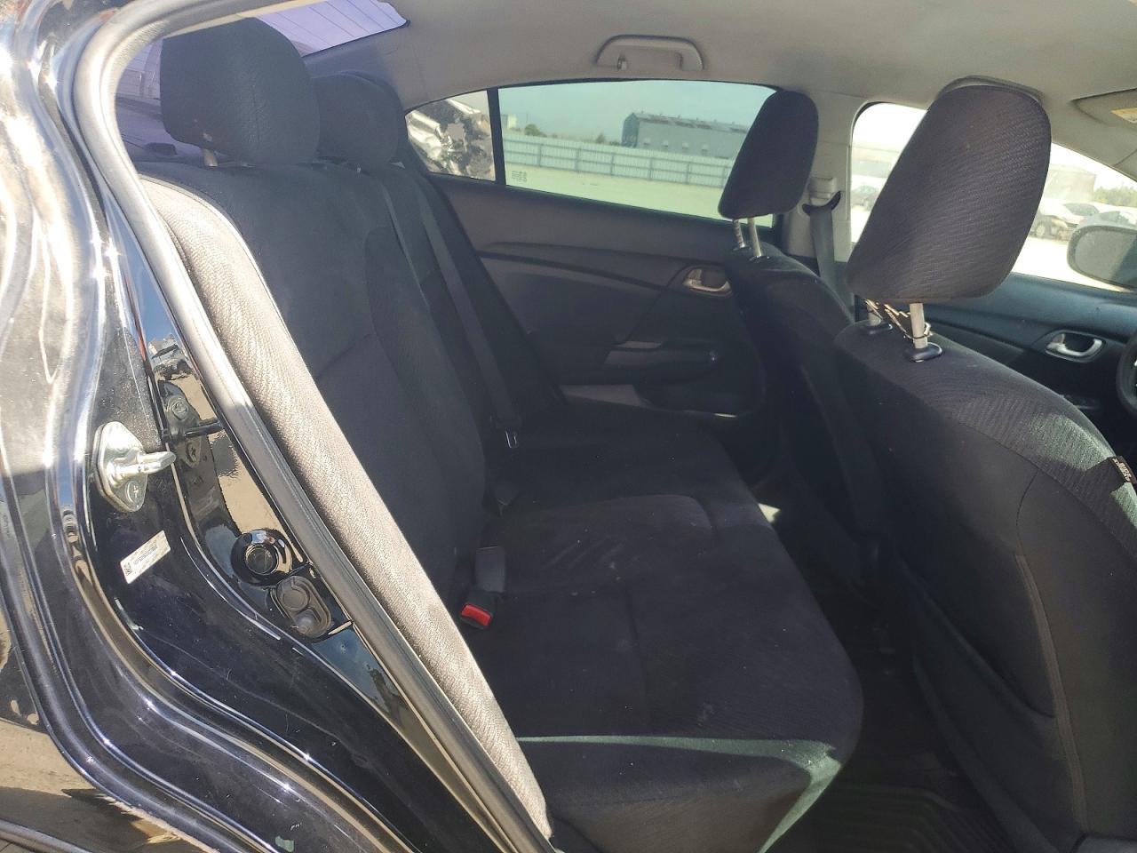 2013 Honda Civic Lx Black vin: 19XFB2F50DE270880