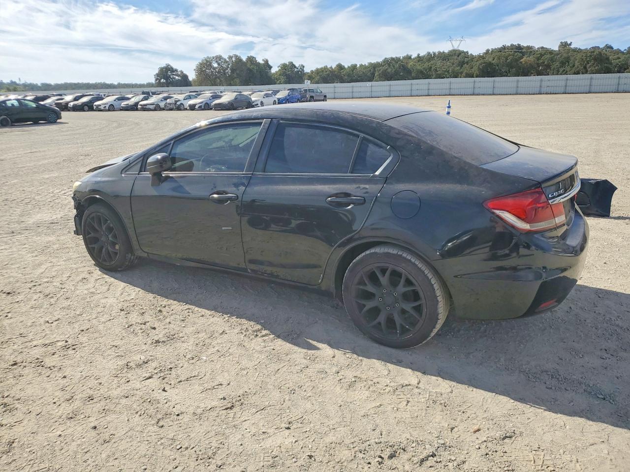 2013 Honda Civic Lx Black vin: 19XFB2F50DE270880