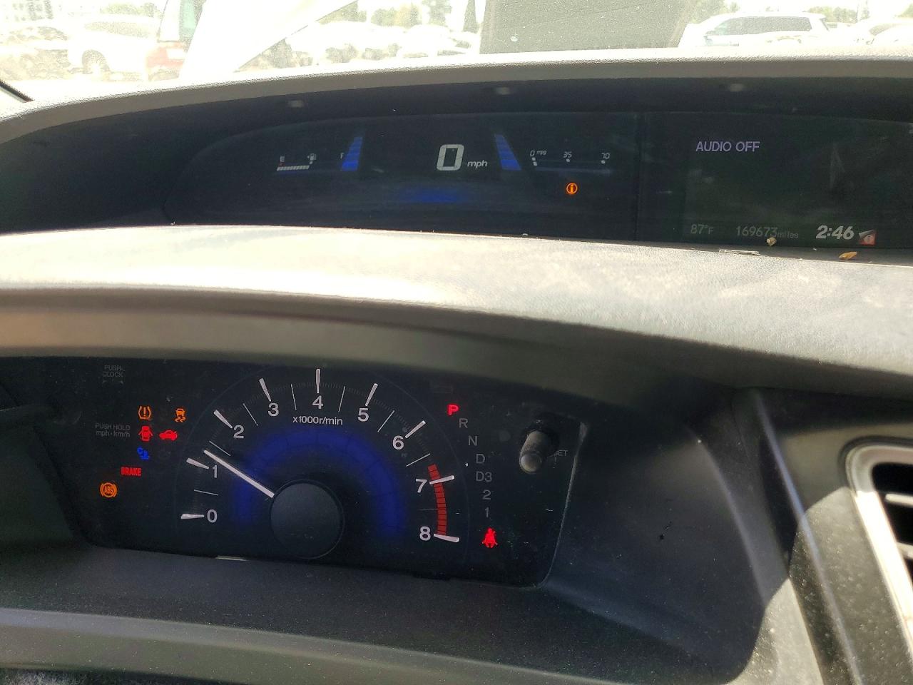 2013 Honda Civic Lx Gray vin: 19XFB2F50DE271849
