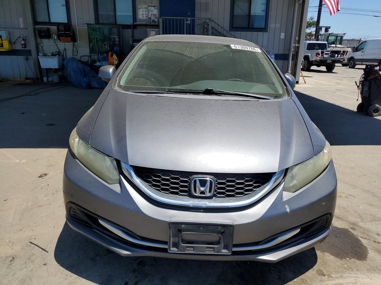 2013 Honda Civic Lx Gray vin: 19XFB2F50DE271849
