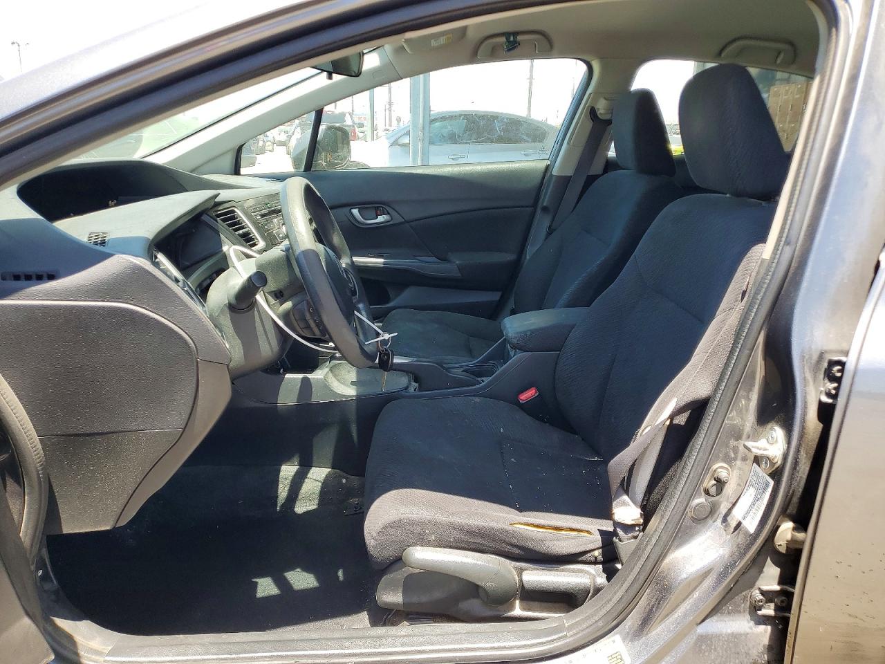 2013 Honda Civic Lx Gray vin: 19XFB2F50DE271849