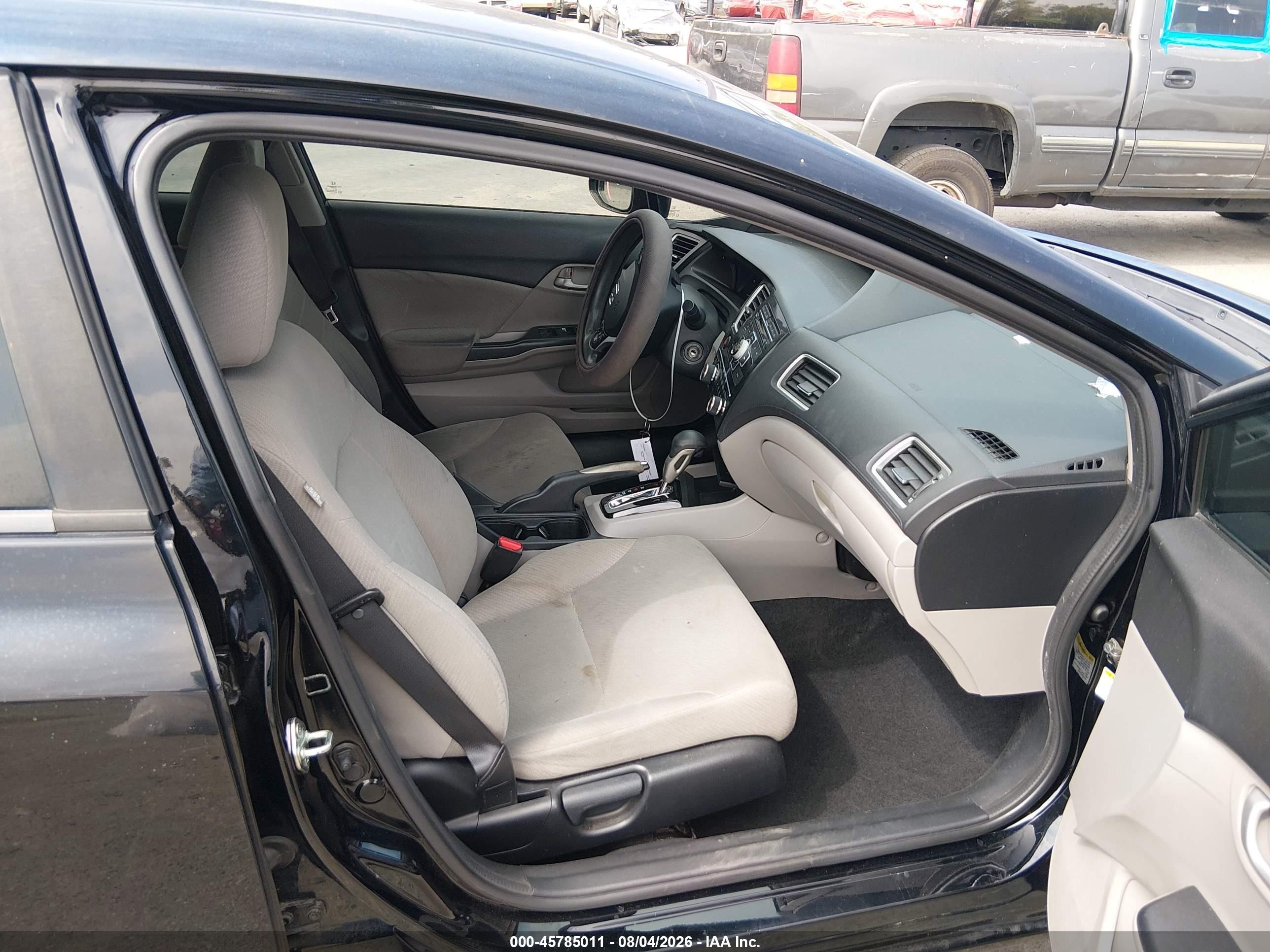 2013 Honda Civic Lx Dark Blue vin: 19XFB2F50DE281927
