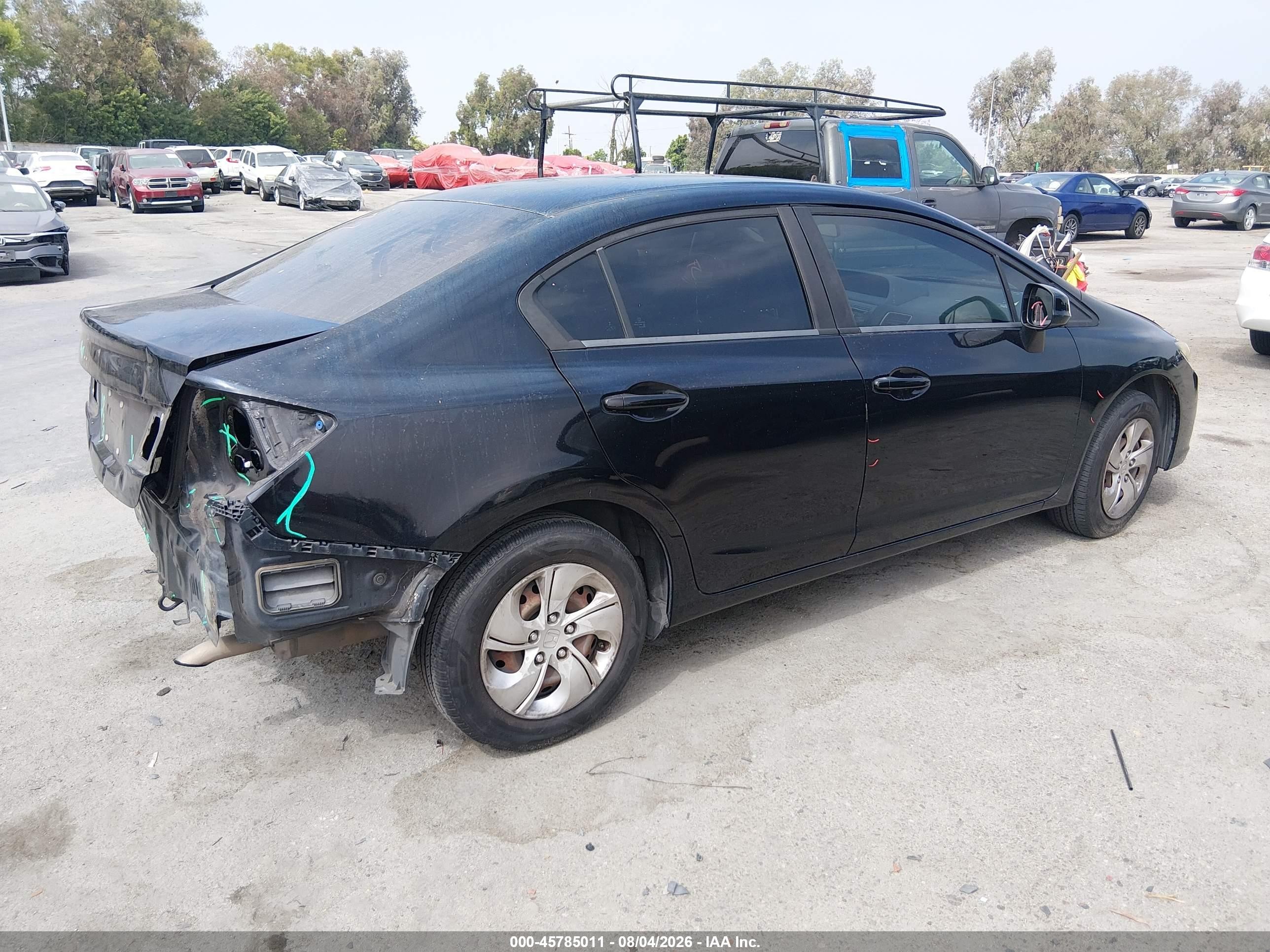 2013 Honda Civic Lx Dark Blue vin: 19XFB2F50DE281927