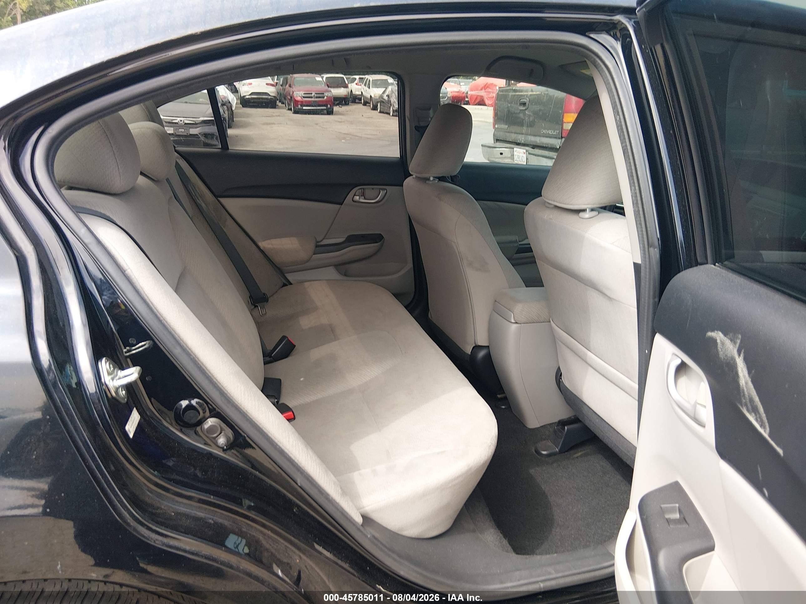 2013 Honda Civic Lx Dark Blue vin: 19XFB2F50DE281927