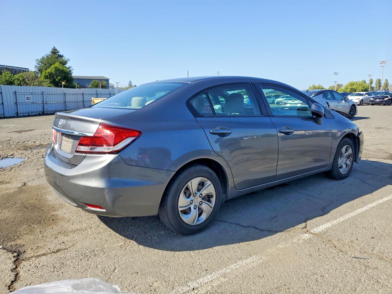 2013 Honda Civic Lx Серый vin: 19XFB2F50DE289333