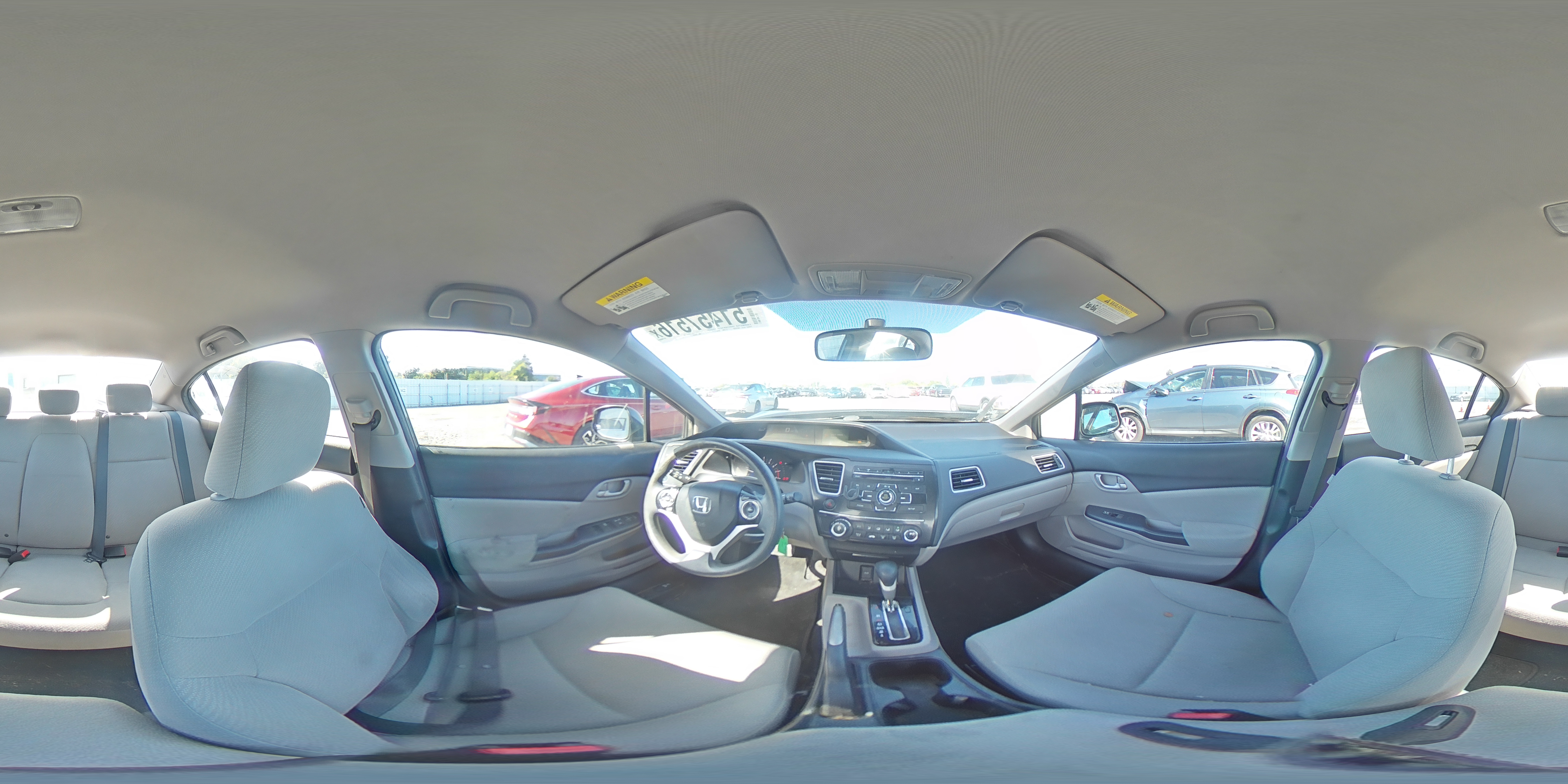 2013 Honda Civic Lx Серый vin: 19XFB2F50DE289333