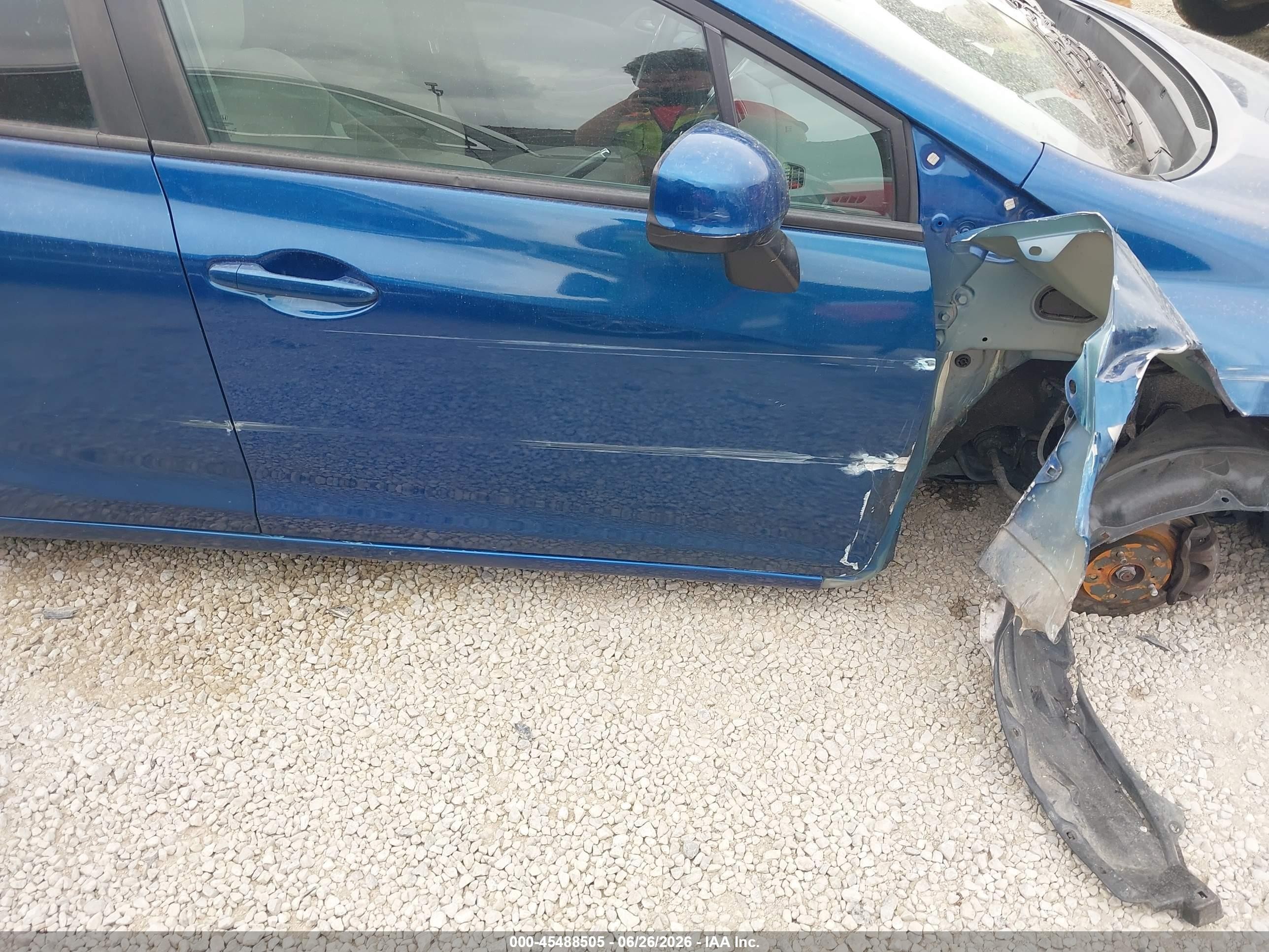 2013 Honda Civic Lx Blue vin: 19XFB2F50DE292541