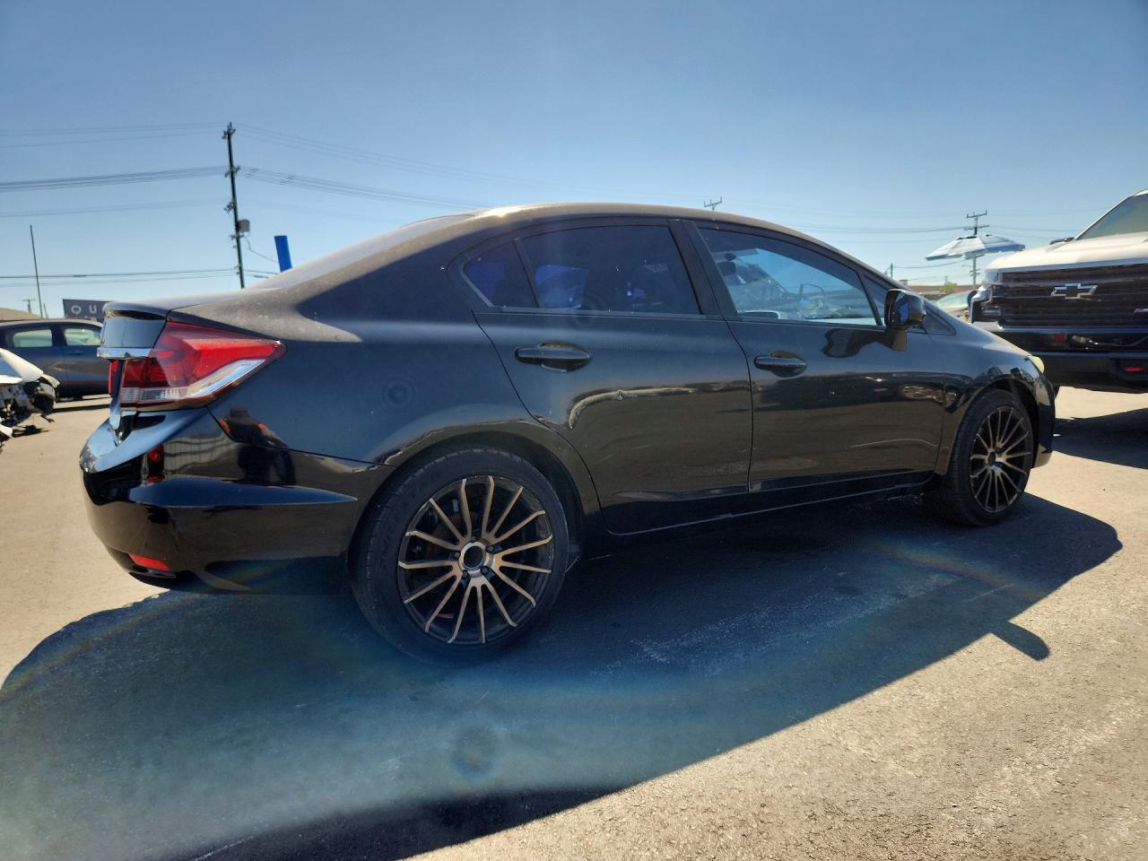 2013 Honda Civic Lx Black vin: 19XFB2F50DE295682