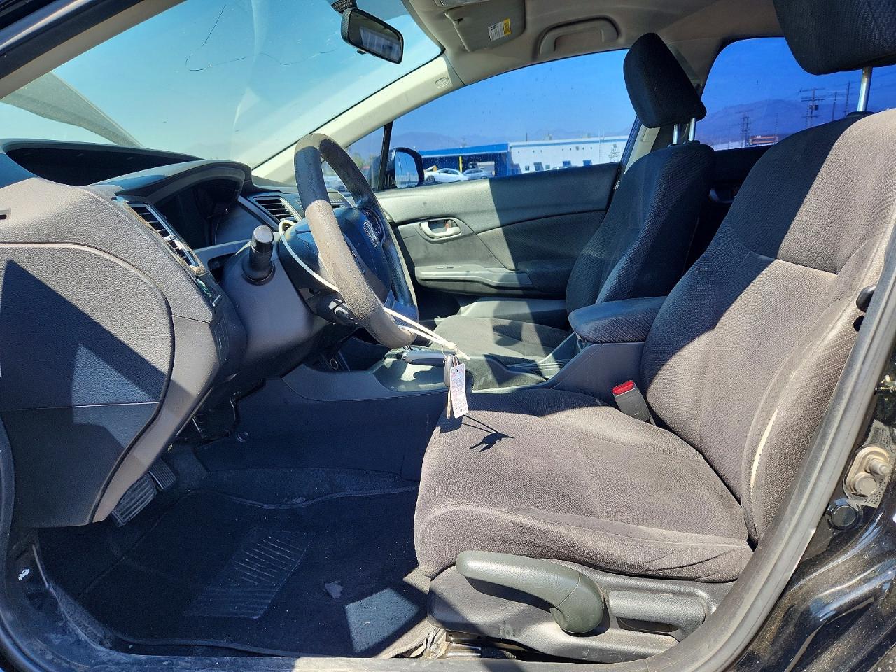 2013 Honda Civic Lx Black vin: 19XFB2F50DE295682