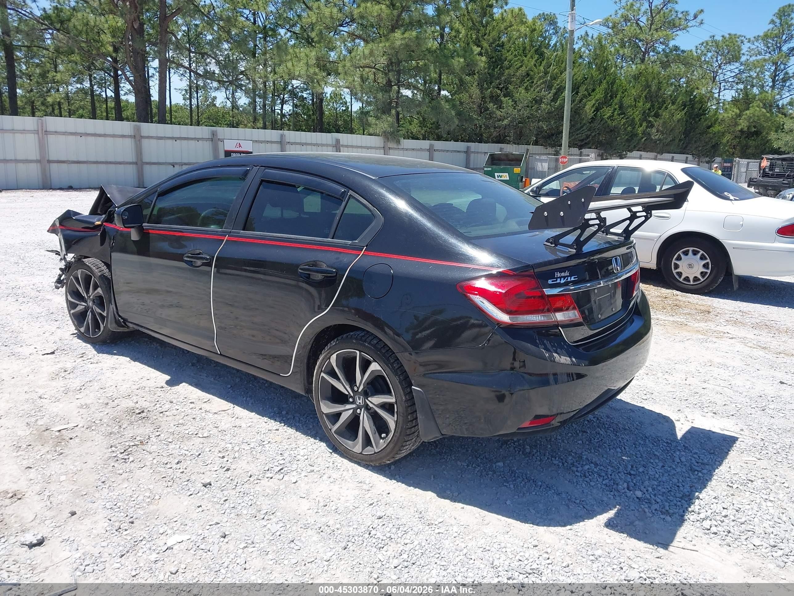 2014 Honda Civic Lx Black vin: 19XFB2F50EE000050