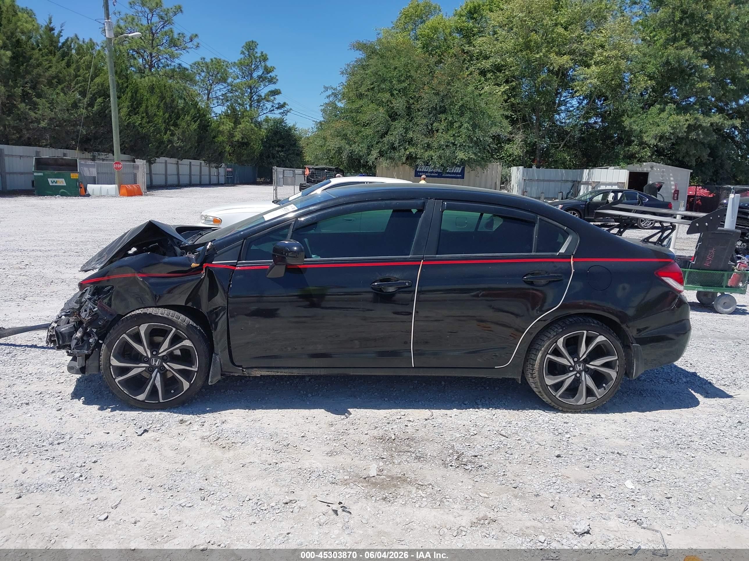 2014 Honda Civic Lx Black vin: 19XFB2F50EE000050