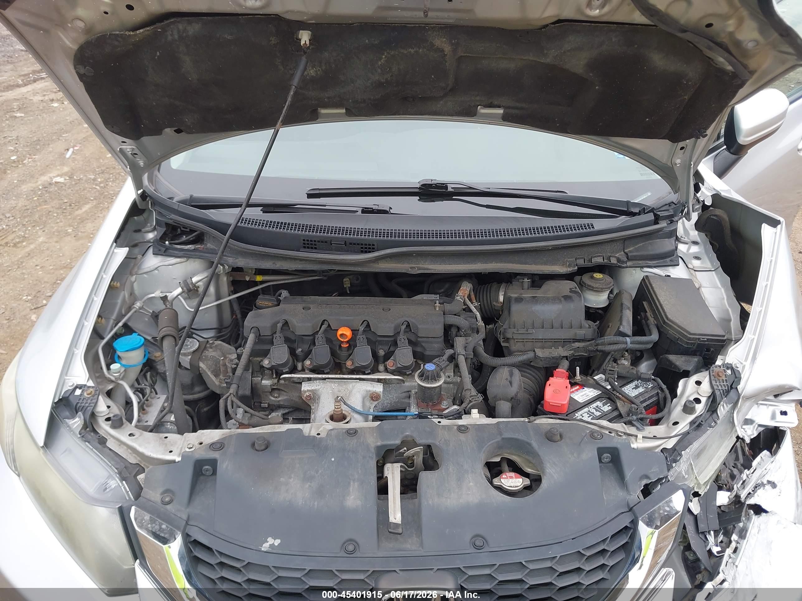 2014 Honda Civic Lx Серебряный vin: 19XFB2F50EE001568