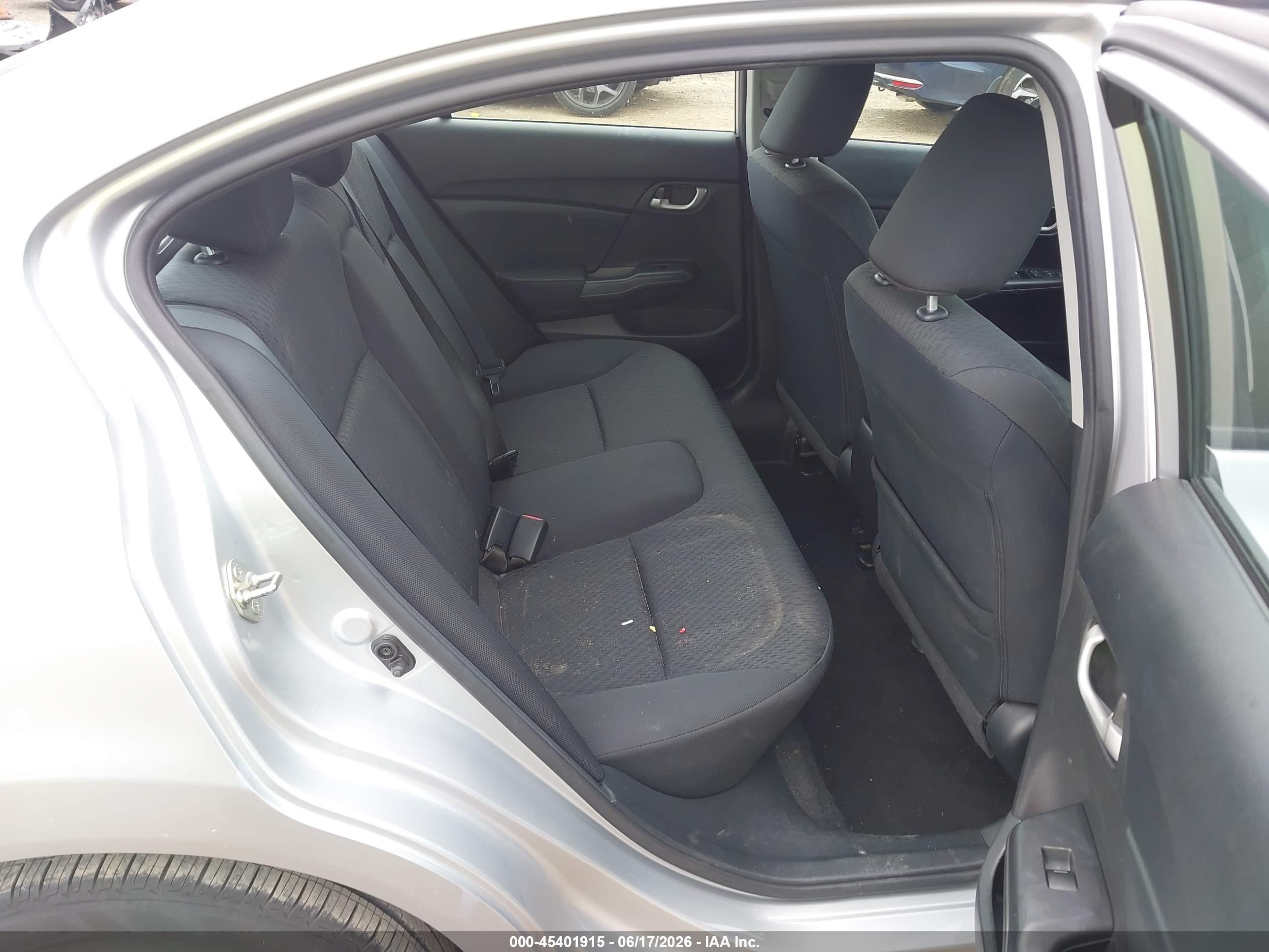 2014 Honda Civic Lx Серебряный vin: 19XFB2F50EE001568