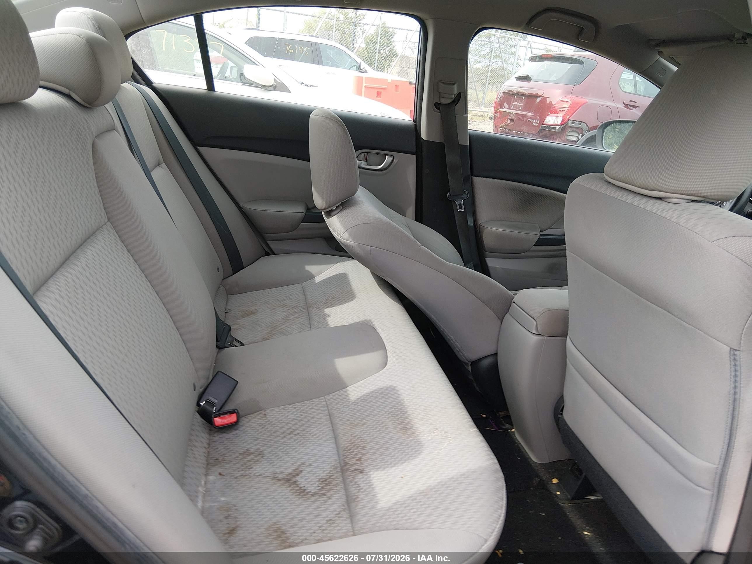 2014 Honda Civic Lx Black vin: 19XFB2F50EE004552