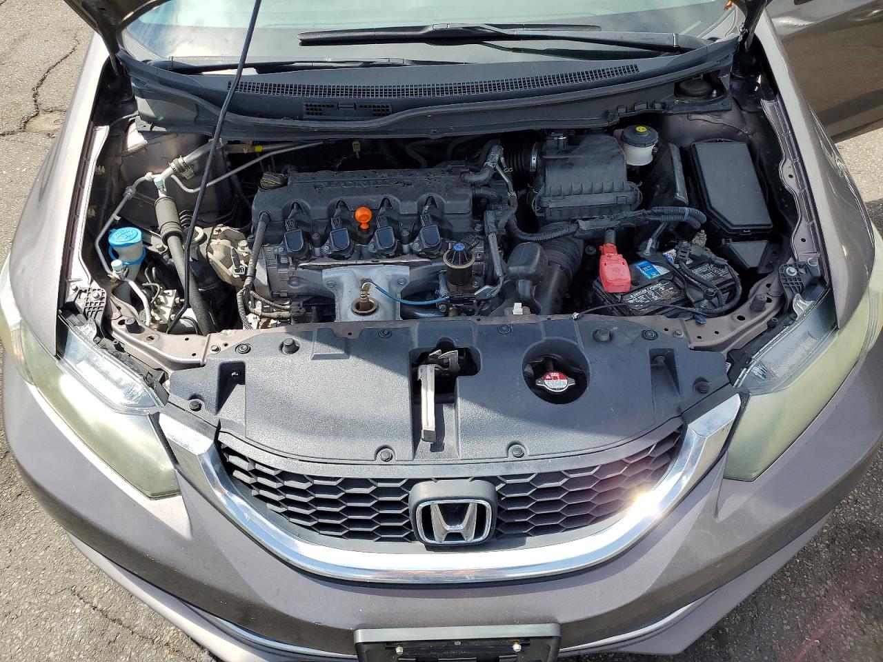 2014 Honda Civic Lx Серый vin: 19XFB2F50EE015616