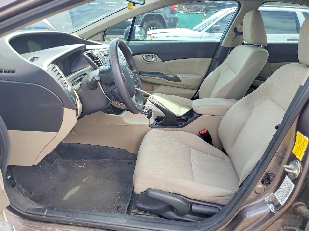 2014 Honda Civic Lx Серый vin: 19XFB2F50EE015616