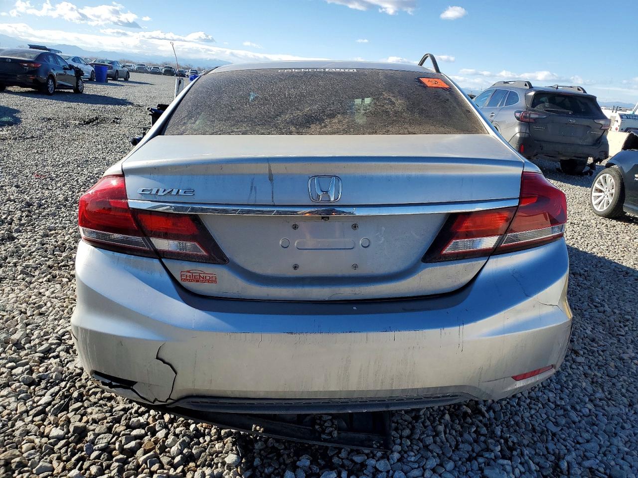 2014 Honda Civic Lx Серебряный vin: 19XFB2F50EE029256