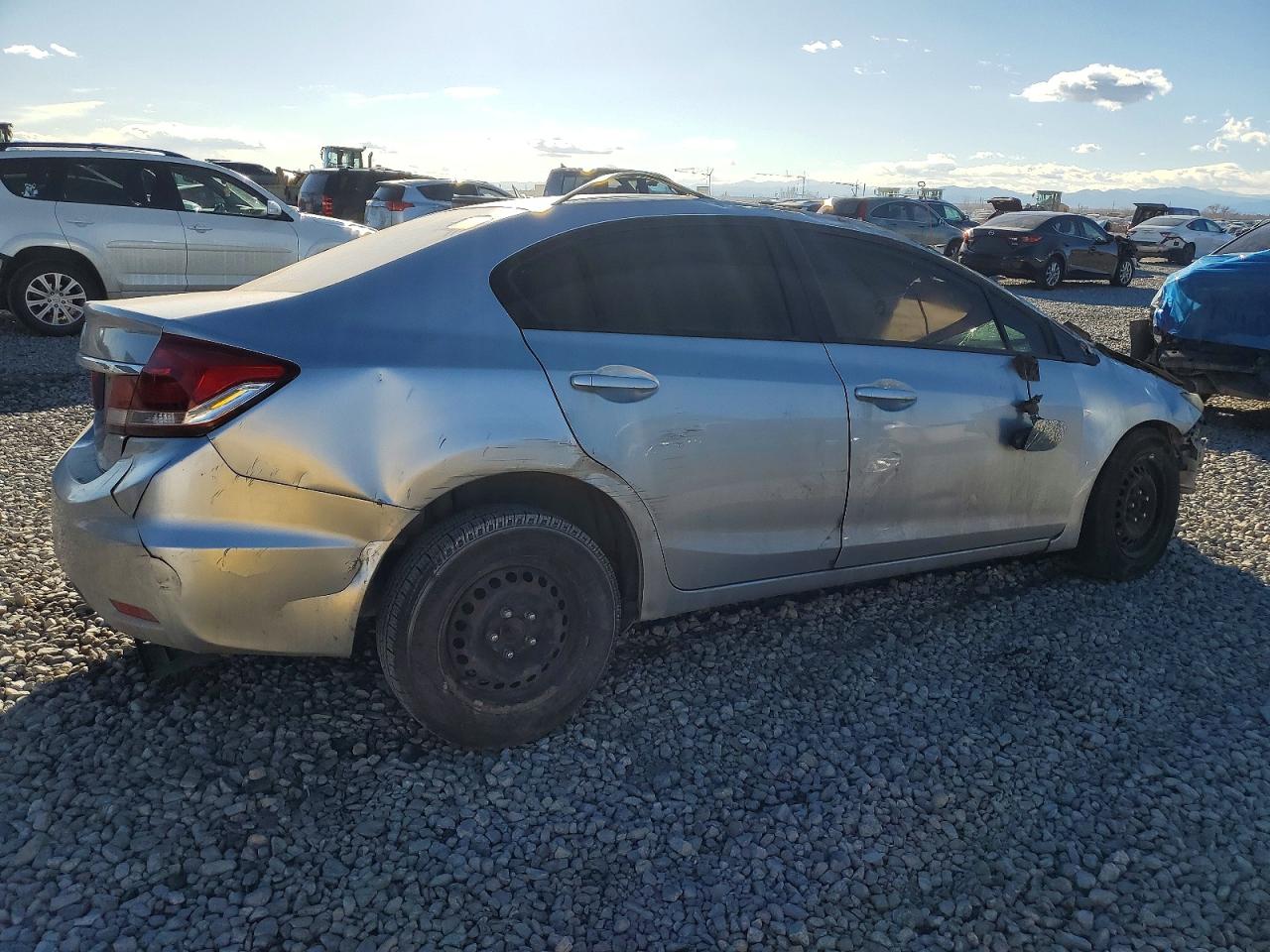2014 Honda Civic Lx Серебряный vin: 19XFB2F50EE029256