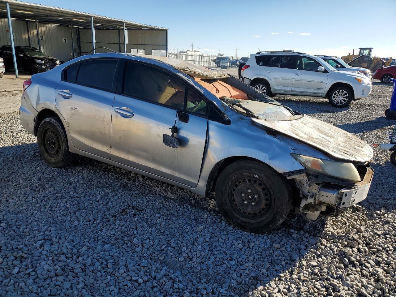 2014 Honda Civic Lx Серебряный vin: 19XFB2F50EE029256