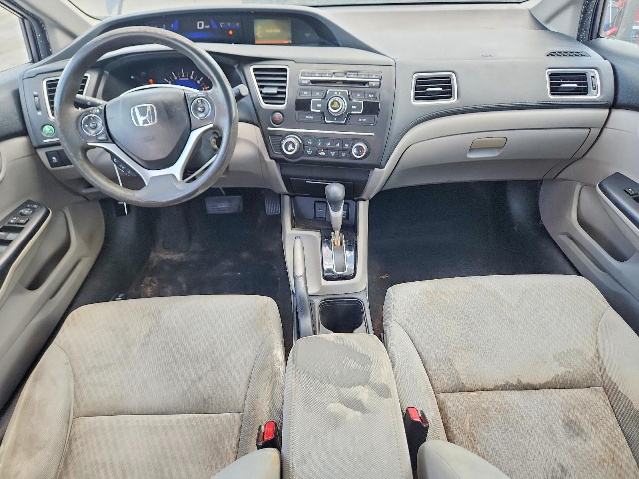 2014 Honda Civic Lx Gray vin: 19XFB2F50EE043898