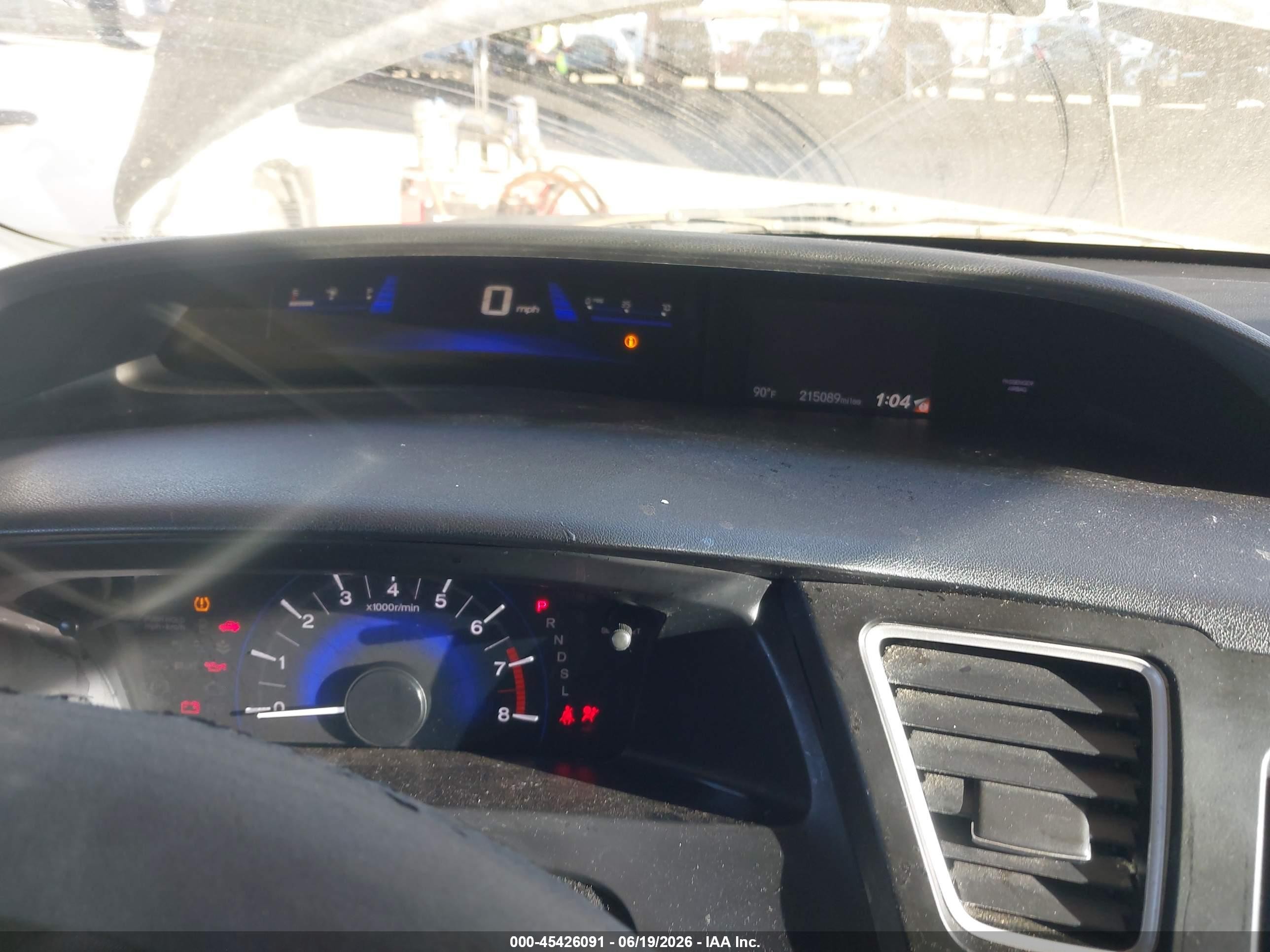 2014 Honda Civic Lx Black vin: 19XFB2F50EE048325