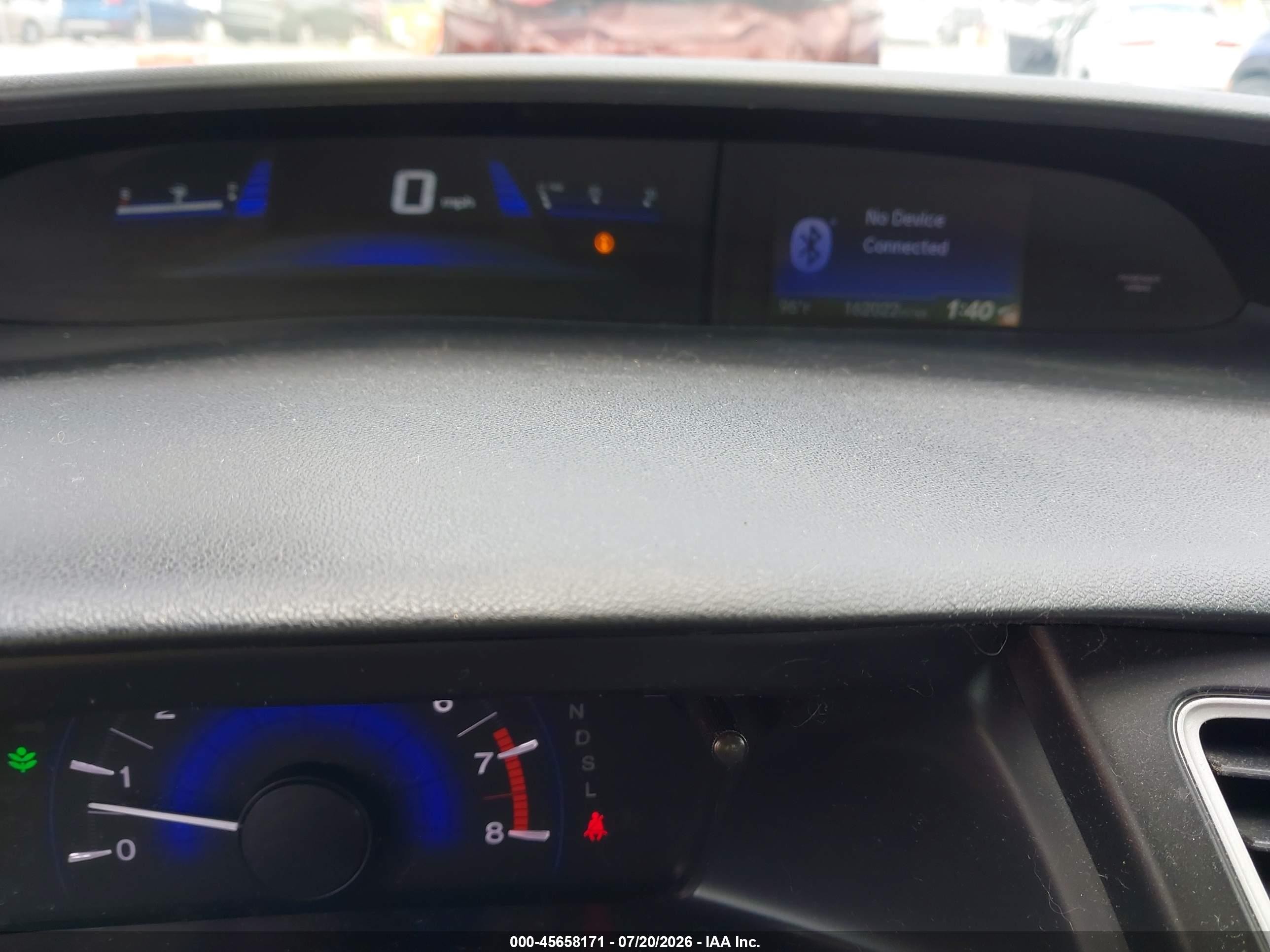 2014 Honda Civic Lx Blue vin: 19XFB2F50EE049572