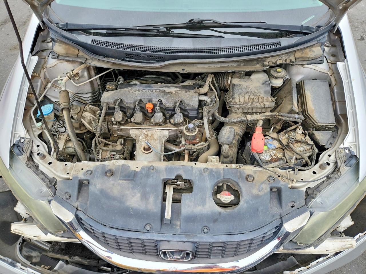 2014 Honda Civic Lx Silver vin: 19XFB2F50EE070857