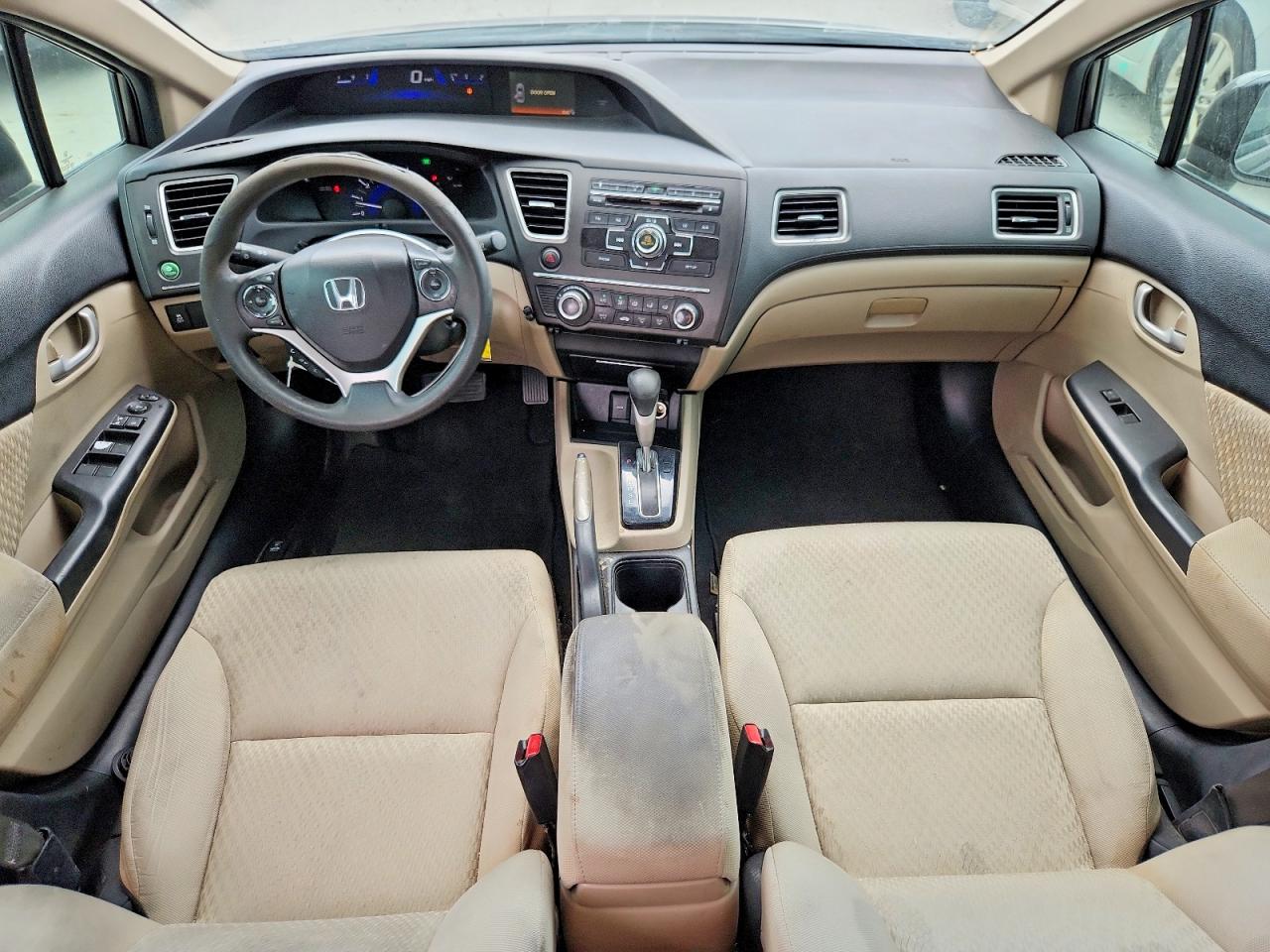 2014 Honda Civic Lx Gray vin: 19XFB2F50EE072558