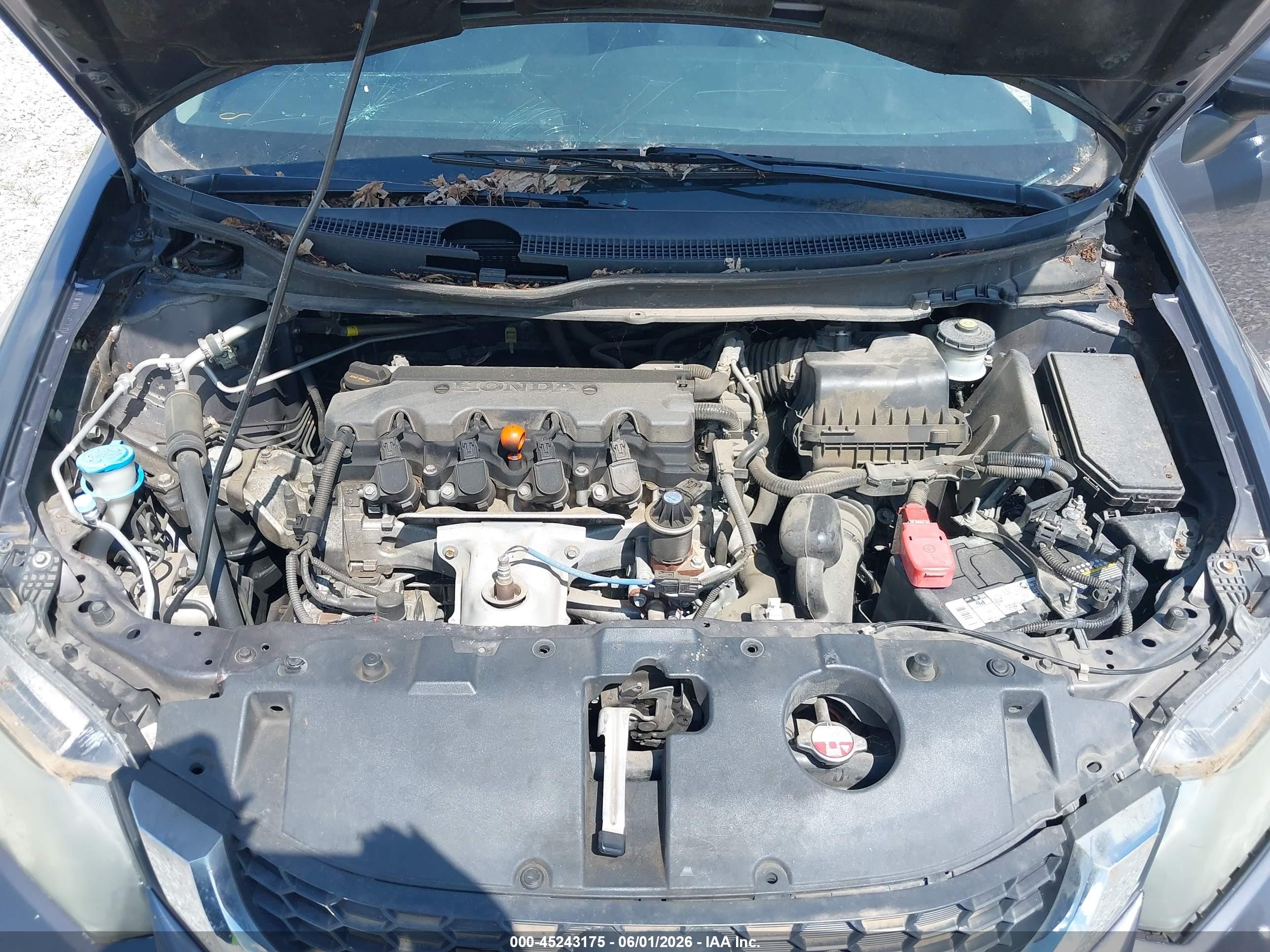 2014 Honda Civic Lx Gray vin: 19XFB2F50EE080840