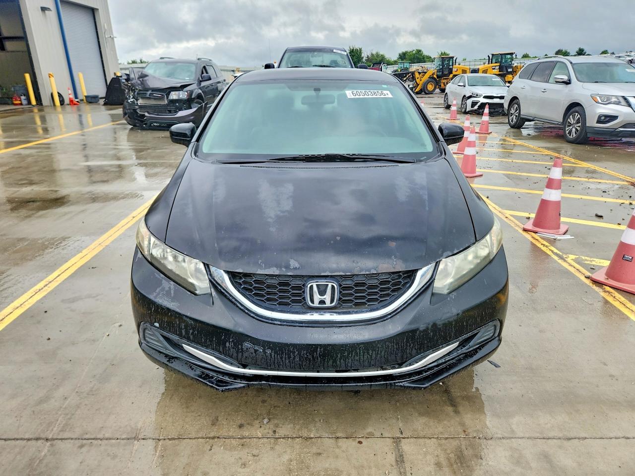 2014 Honda Civic Lx Black vin: 19XFB2F50EE085472