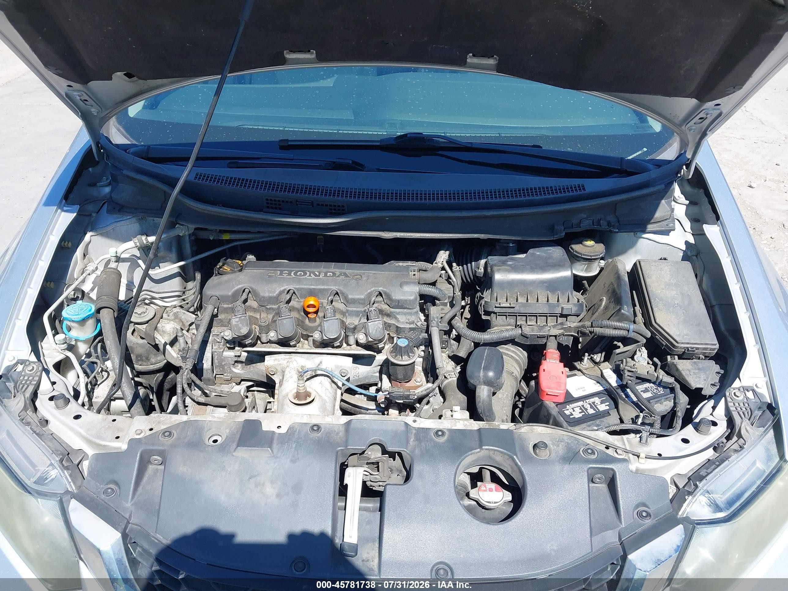2014 Honda Civic Lx Silver vin: 19XFB2F50EE202323