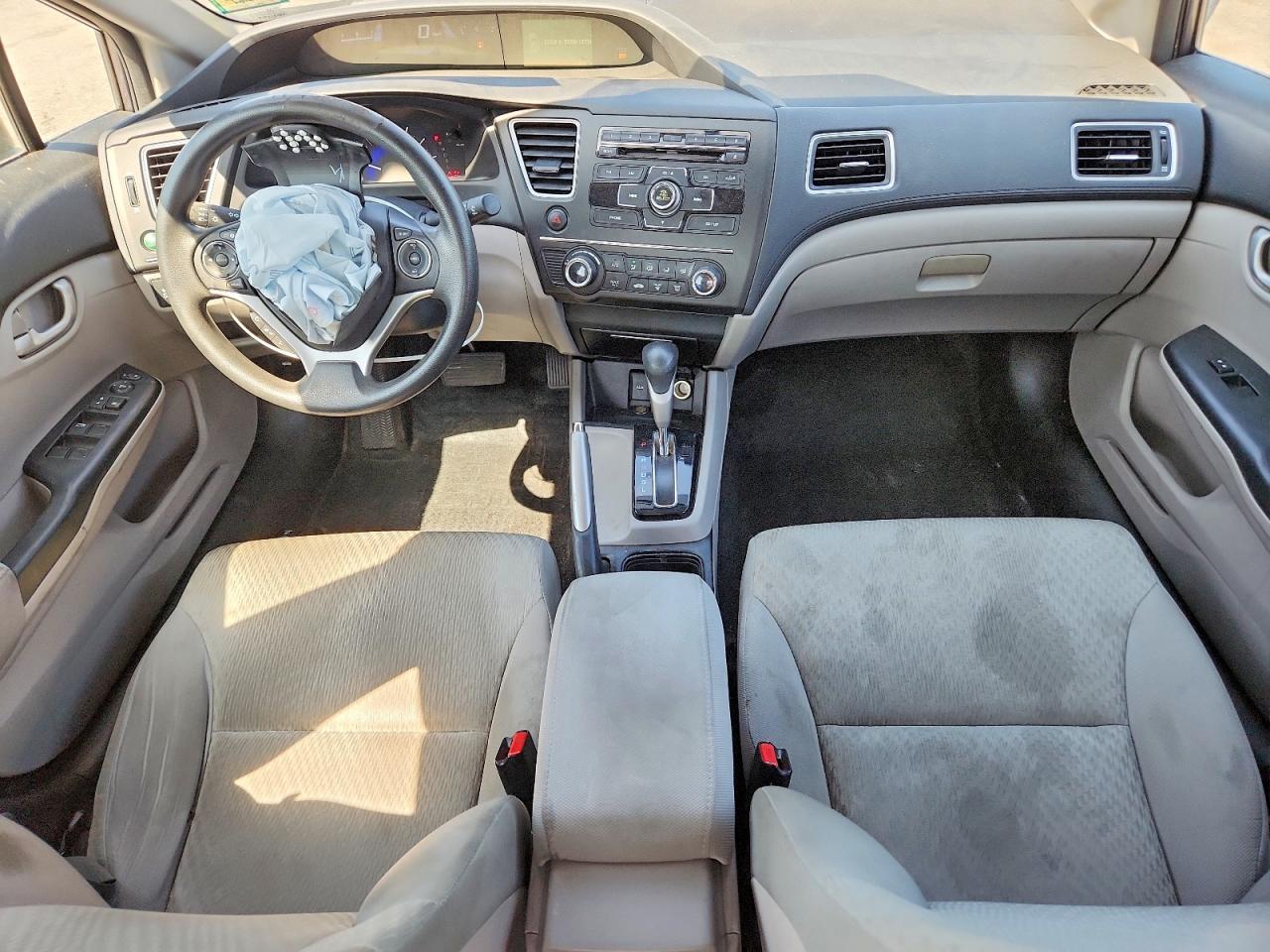 2014 Honda Civic Lx Gray vin: 19XFB2F50EE204752