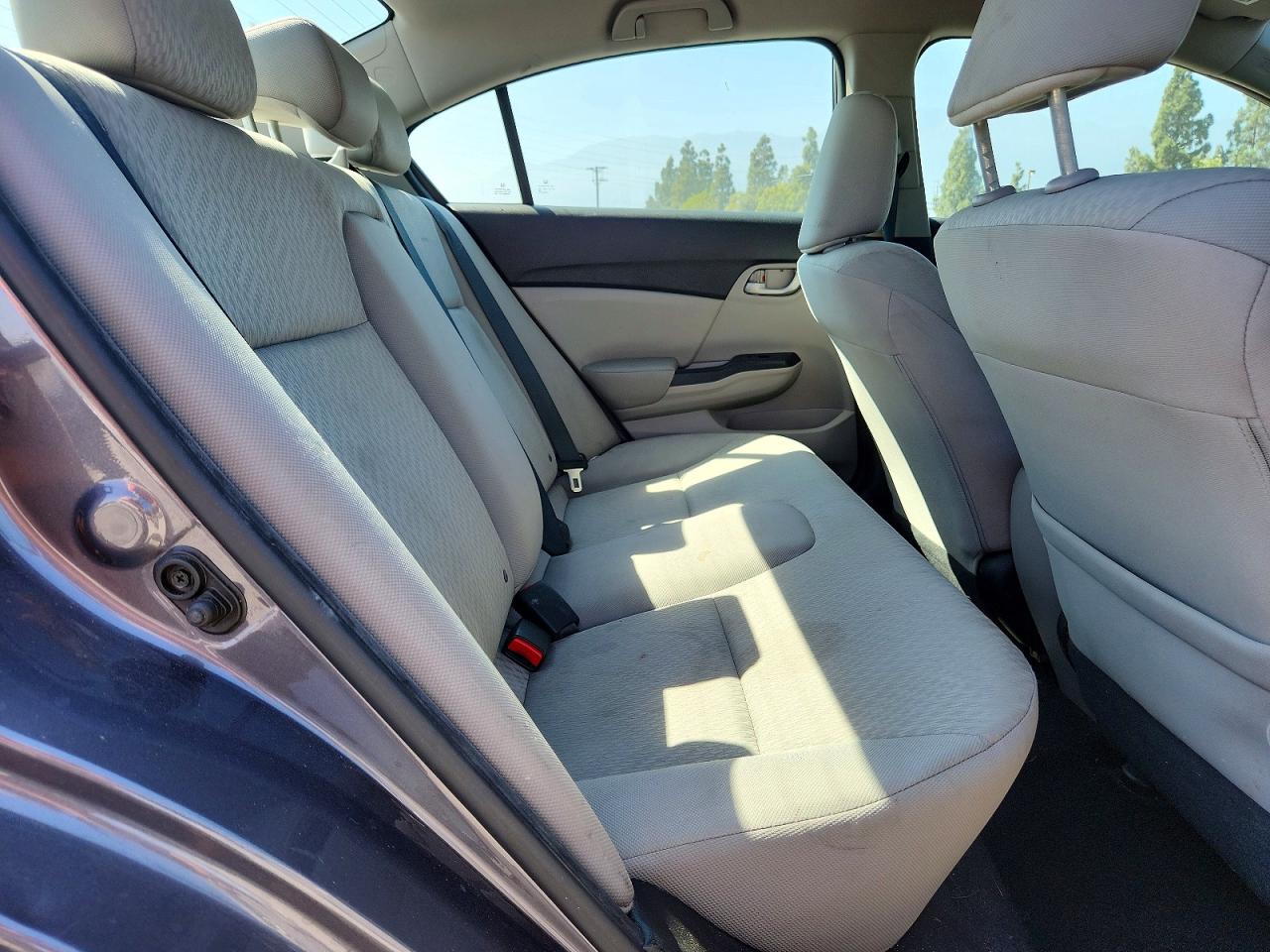 2014 Honda Civic Lx Gray vin: 19XFB2F50EE204752